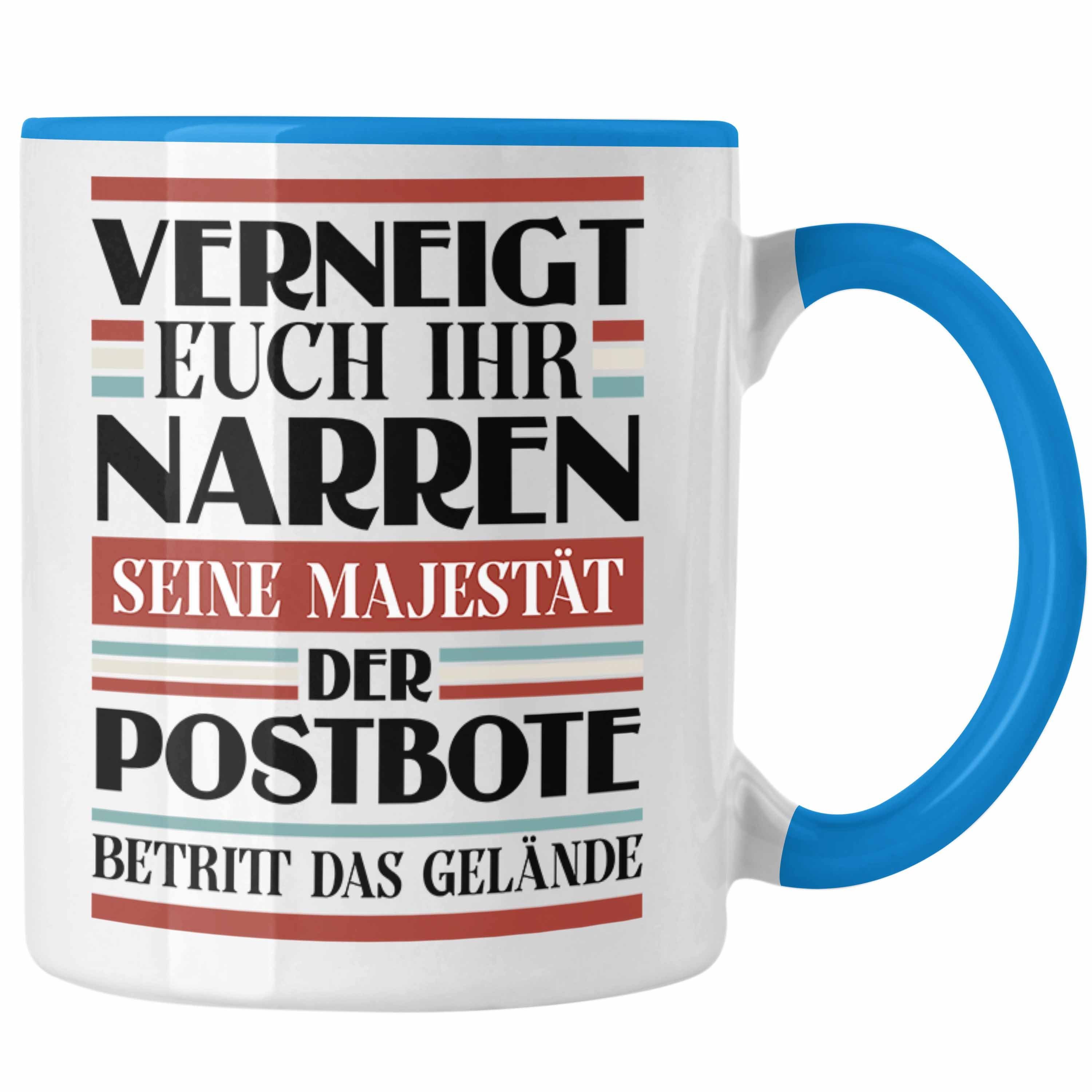 Postbote Trendation Spruch Tasse Männer Trendation Euc - Verneigt Geschenk Tasse Lustig Blau
