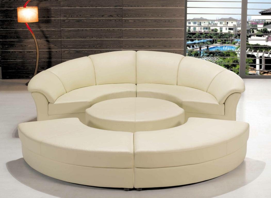 JVmoebel Sofa »Runde xxl polster wohnlandschaft couch rund eck sofa