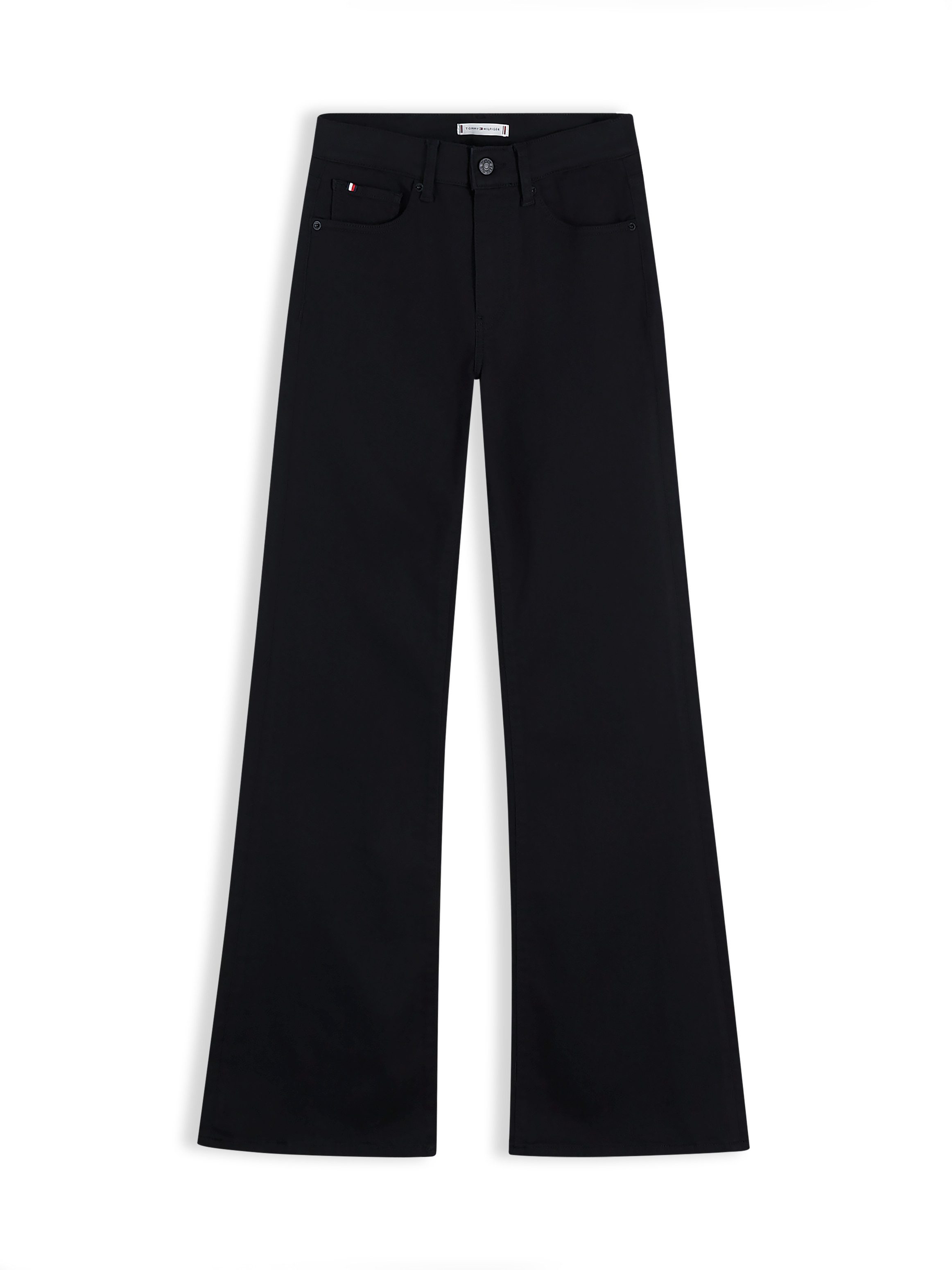 Tommy Hilfiger Bootcut-Jeans LUNA MID RISE FLARE STAY BLACK Baumwollmischung, in ausgestellter Form, mid waist – Bild 5 von 5