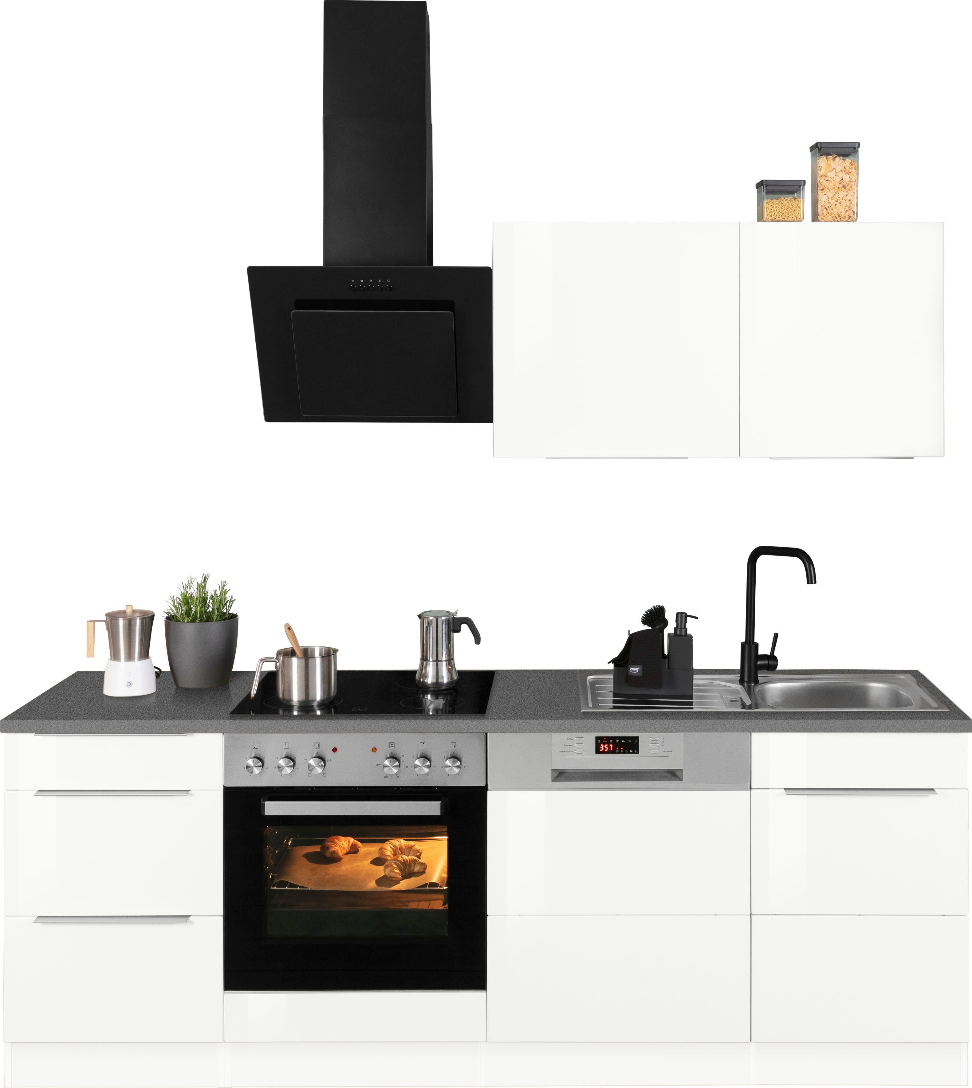 KOCHSTATION Küchenzeile KS-Brindisi, Breite 220 cm, günstig online kaufen