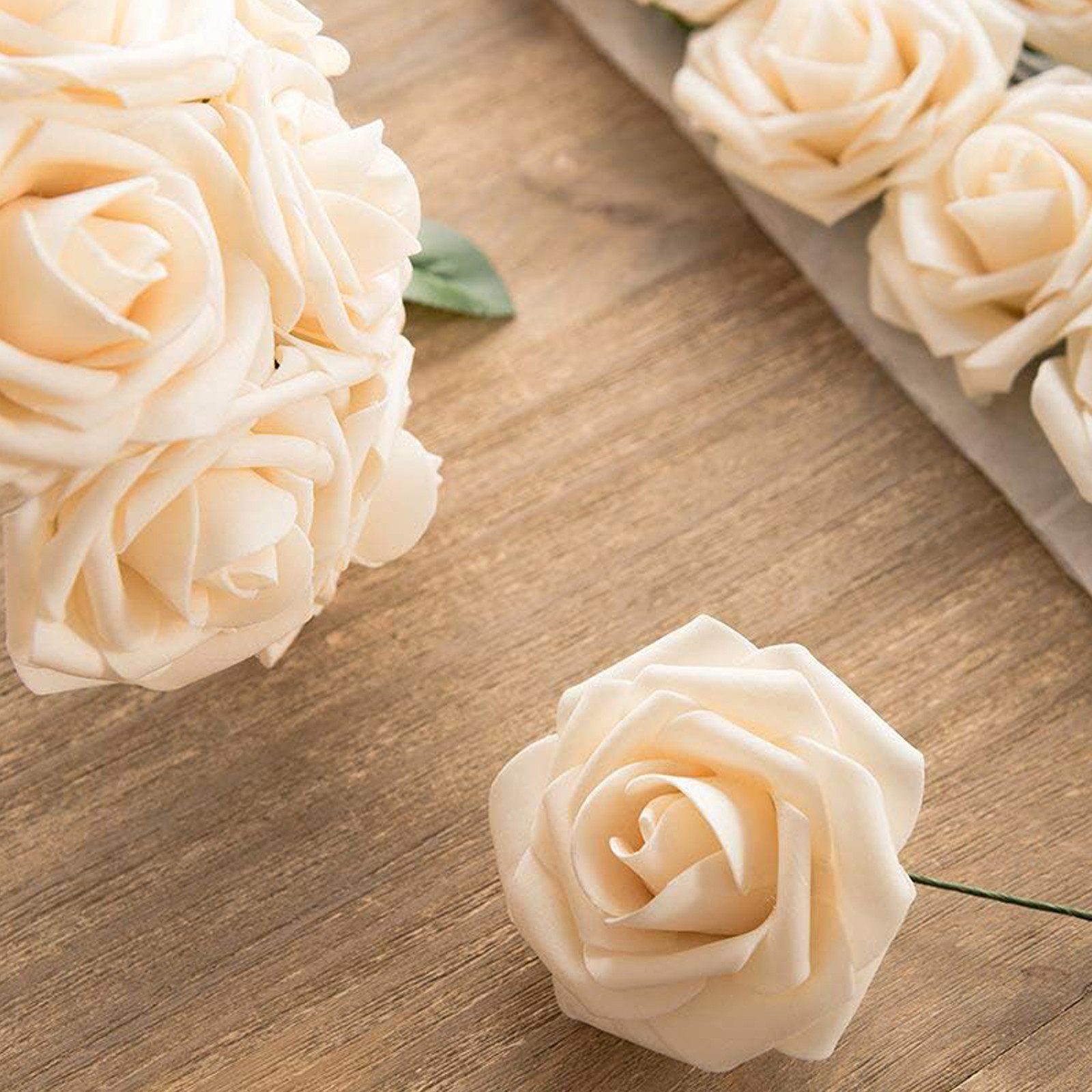 Kunstblume 25 Stück Künstliche Rose Blume günstig online kaufen