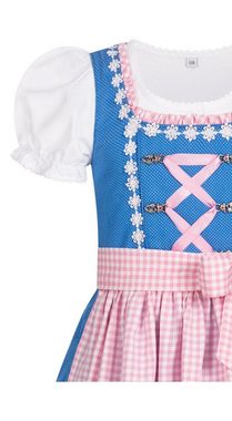 Nübler Dirndl Kinderdirndl 3-teilig Lorena in Blau von Nübler