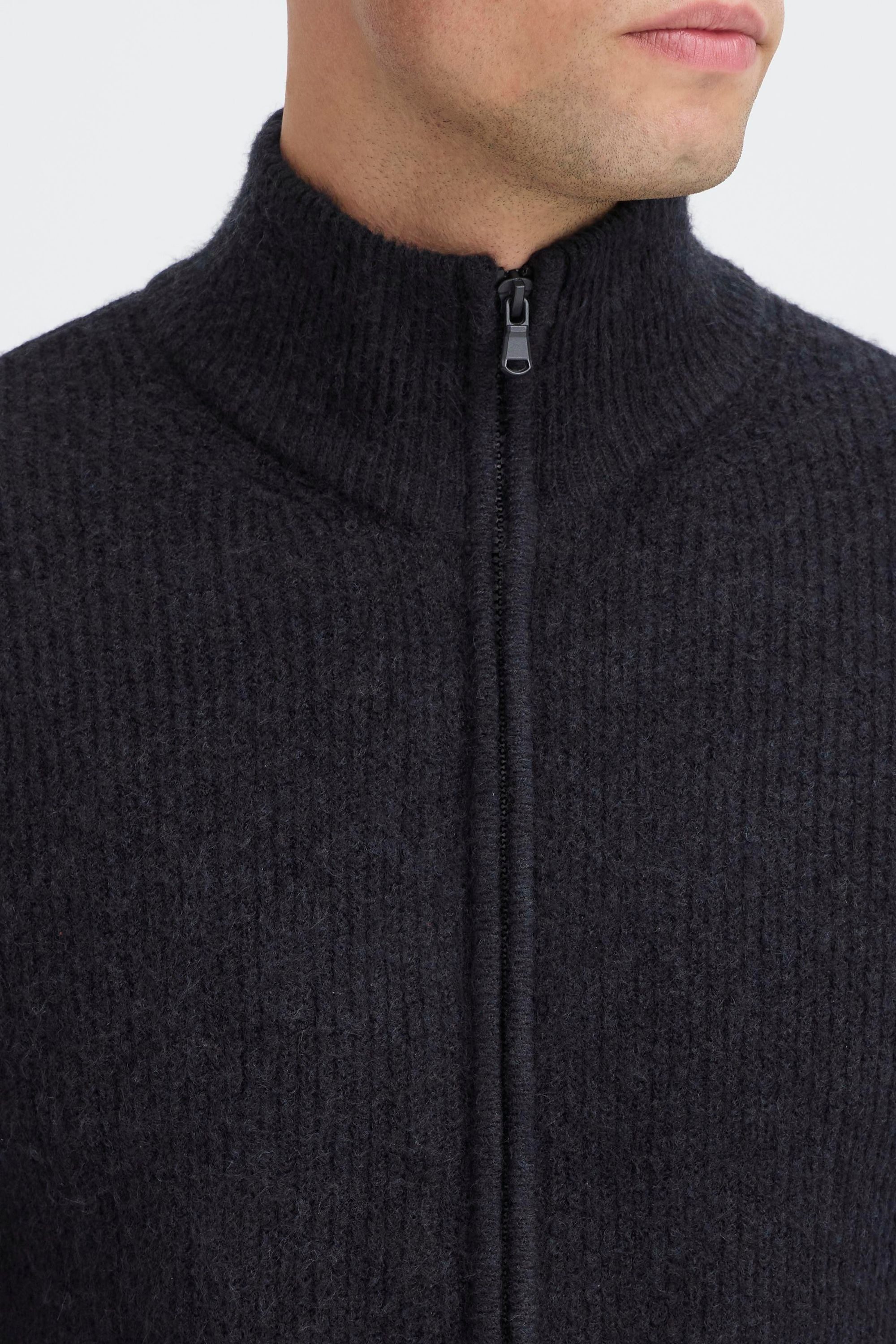 Indicode Strickjacke IDBratram Modische Strickjacke mit Reißverschluss
