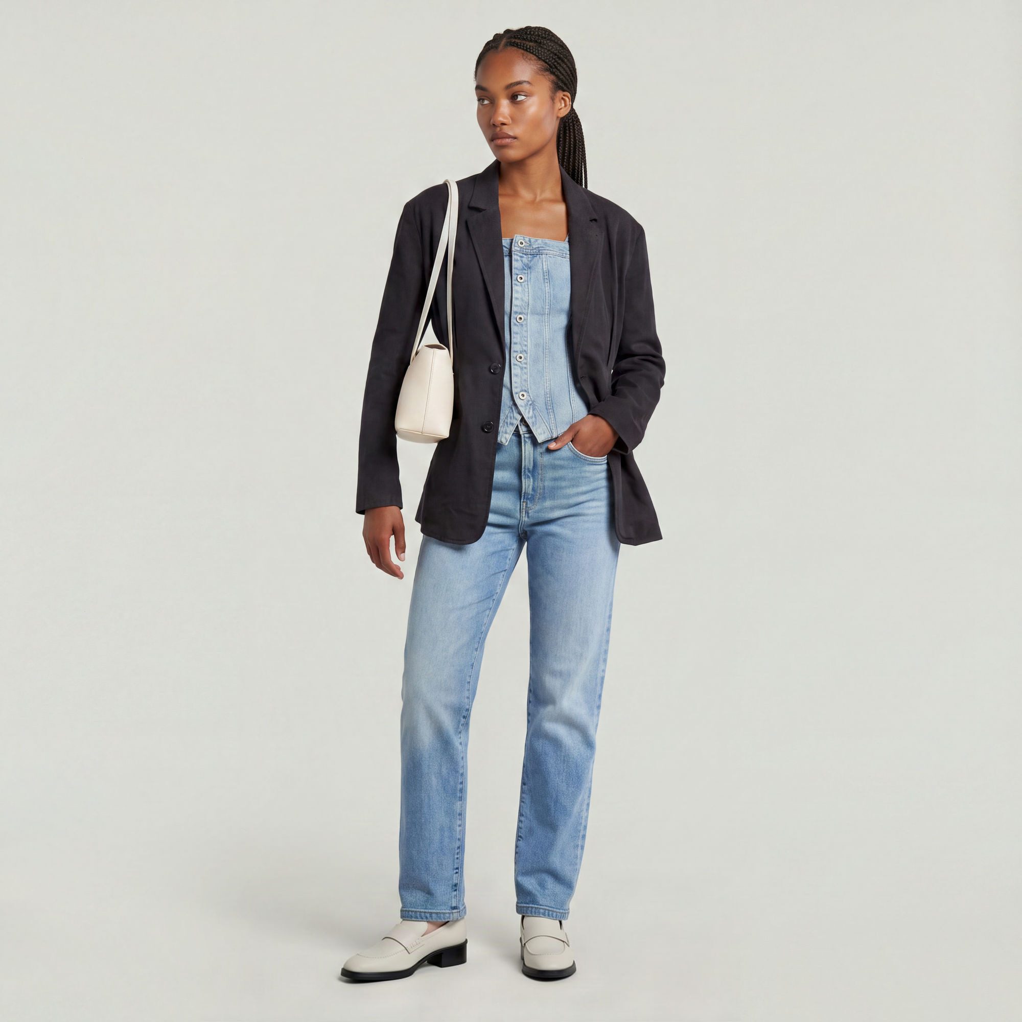 G-STAR 5-Pocket-Jeans Viktoria High Straight Jeans – Bild 4 von 5
