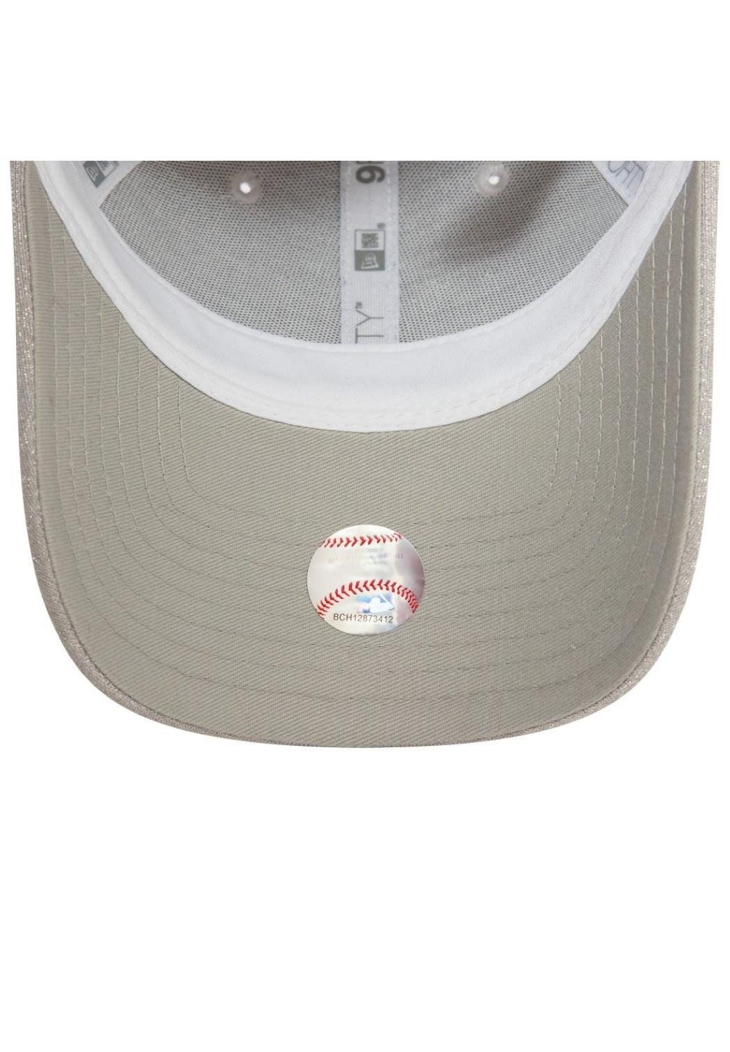 New Era Baseball Cap New York Yankees MLB Womens Glitter Grau 9Forty Verstellbare Damen Cap (1-St)