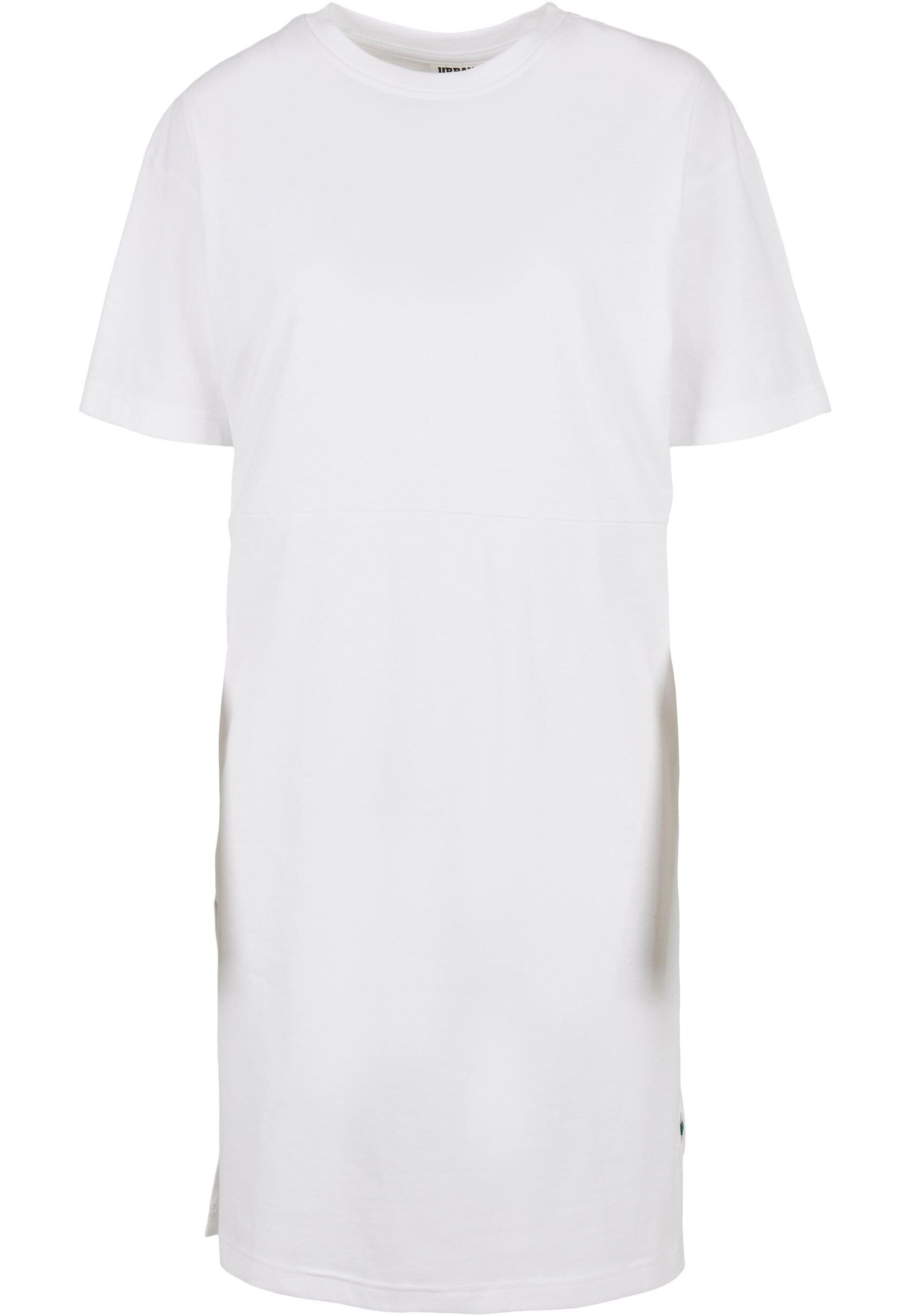Shirtkleid Urban Classics Damen Ladies Organic Oversized Slit Tee Dress
