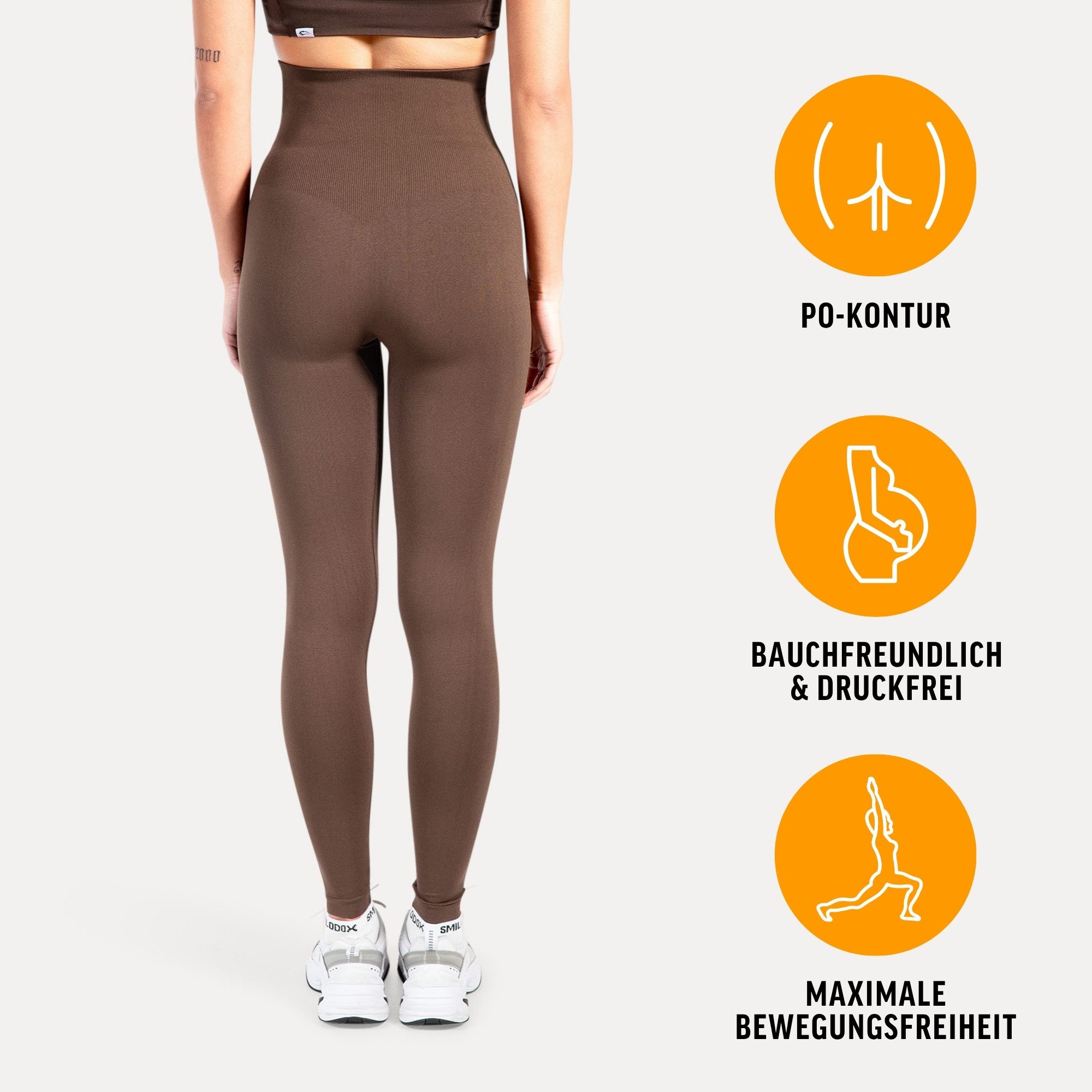 Smilodox Leggings Loraine, Schwangerschaftsleggings Seamless mit extra hohe günstig online kaufen