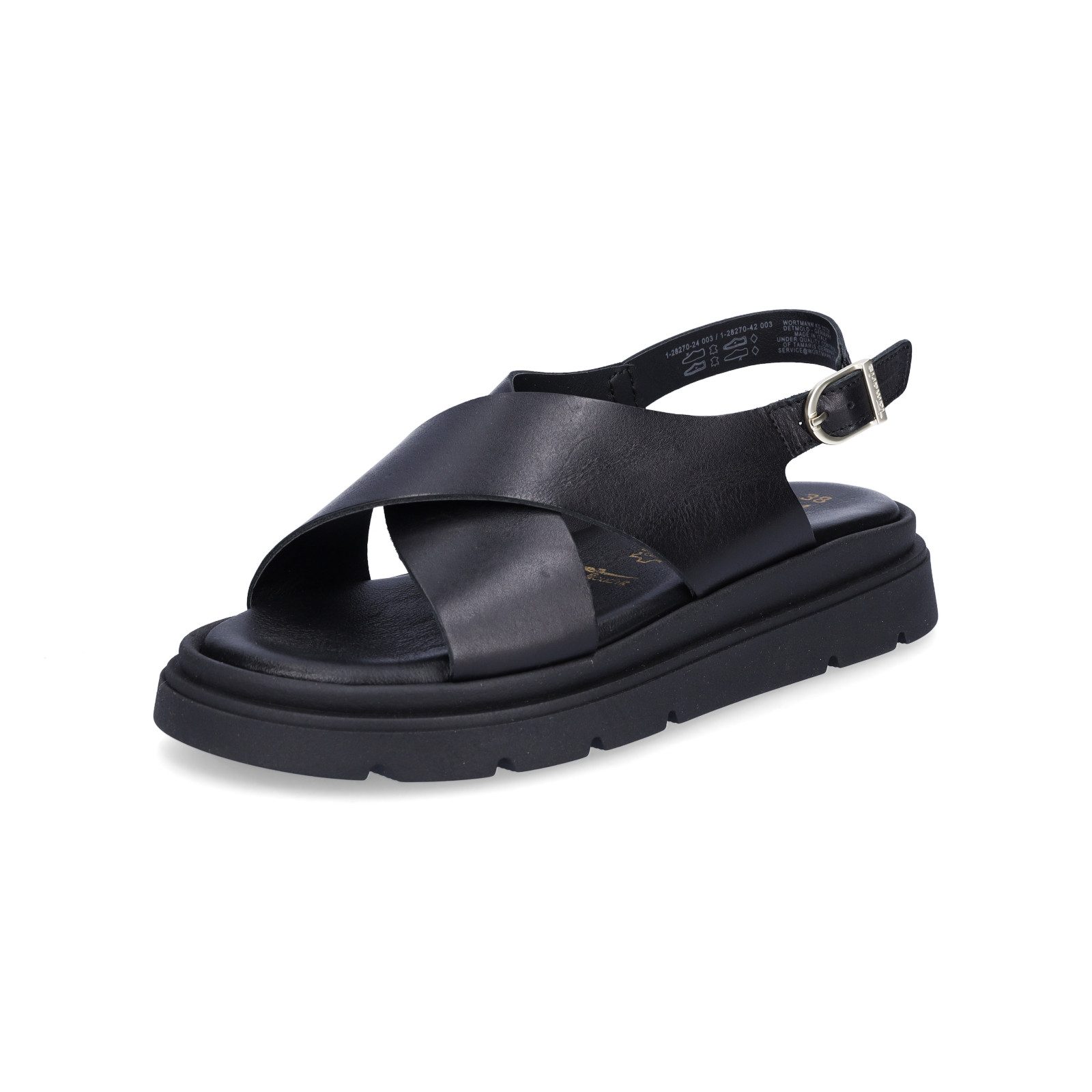 Tamaris Tamaris Damen Sandale schwarz Sandale günstig online kaufen