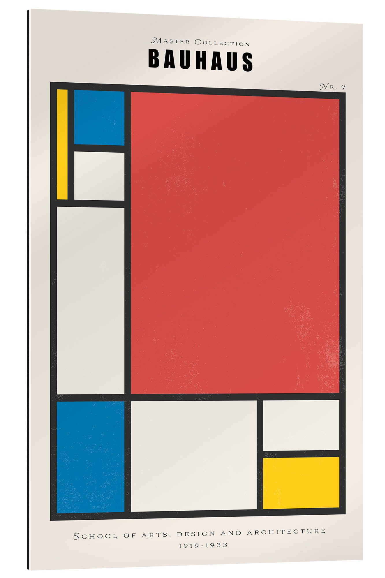 Posterlounge Wandbild Bauhaus Colours, Exhibition Posters, erhältlich als Poster, Leinwandbild, Wandsticker oder Acrylglasbild