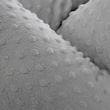 hopsibaby Nestchenschlange Bettschlange Knotenkissen BABY Bettumrandung 180 cm Bettrolle Minky, (1-tlg), angenehmer Stoff