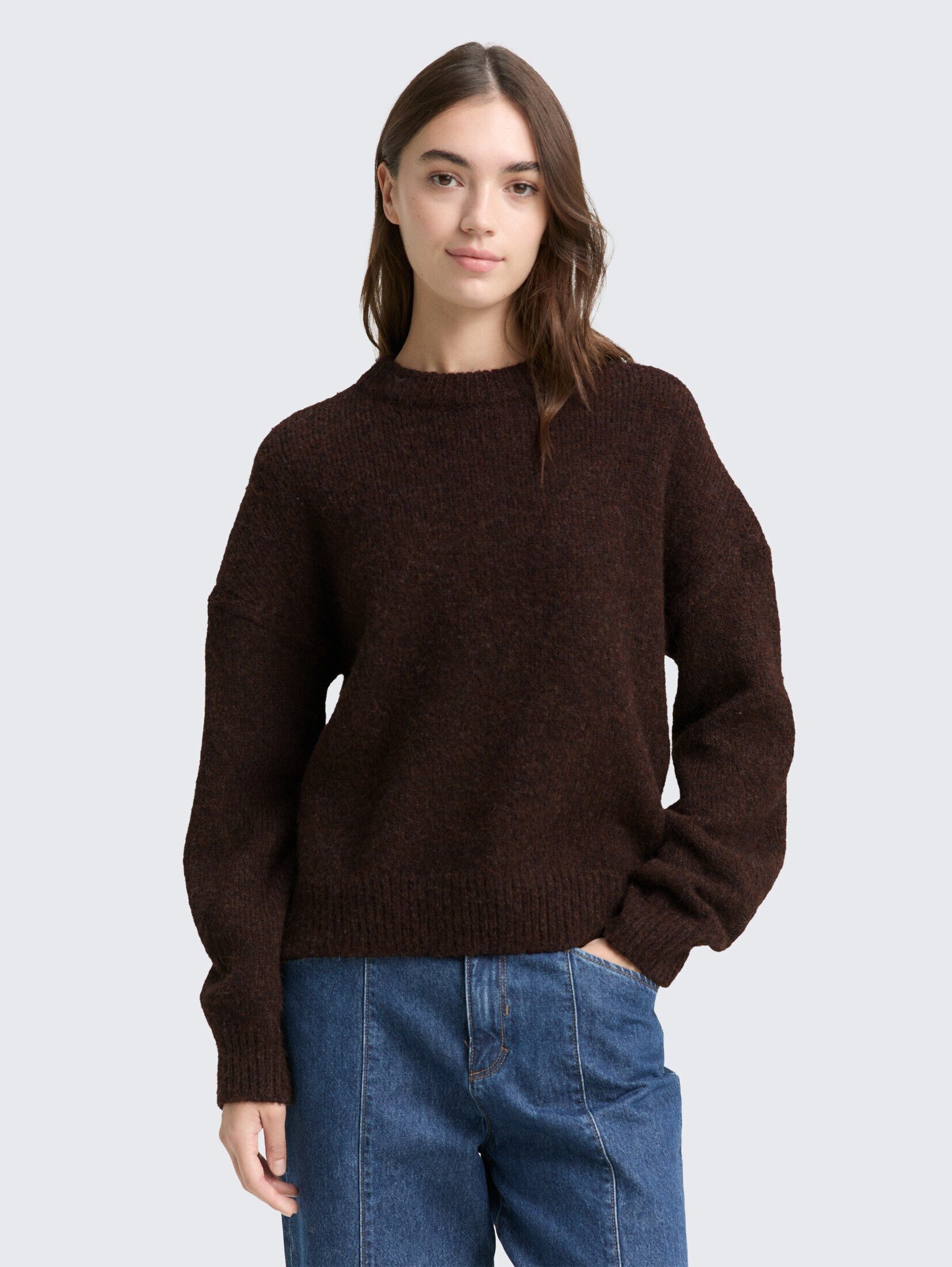 TOM TAILOR Denim Strickpullover Pullover & Strickjacken Oversize Strickpullover