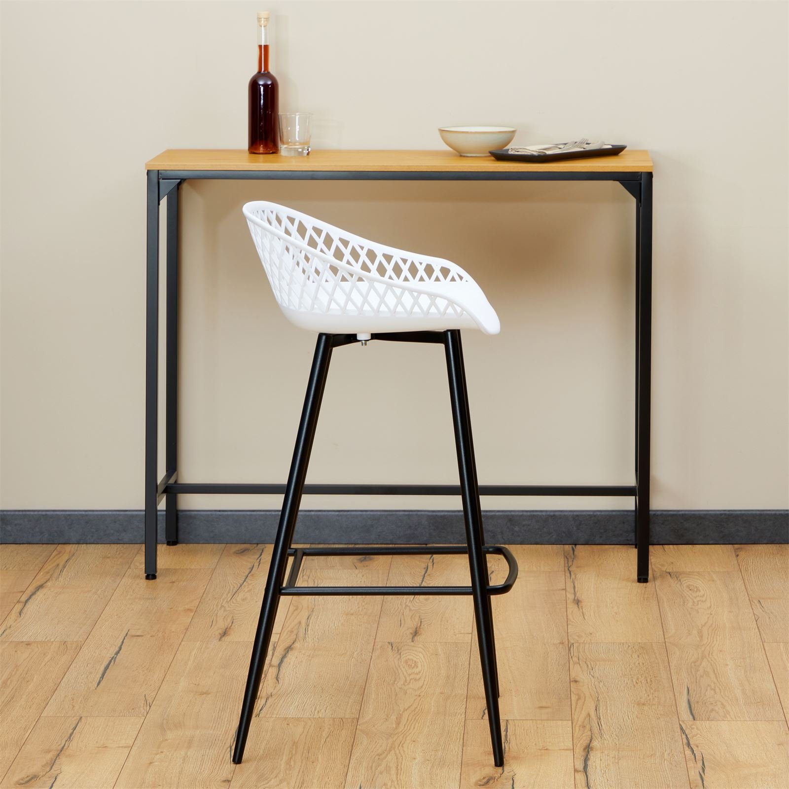 IDIMEX Barhocker IREK, Barhocker 2er Pack Barstuhl Theke Bar Hocker Tresenhocker Retro Design