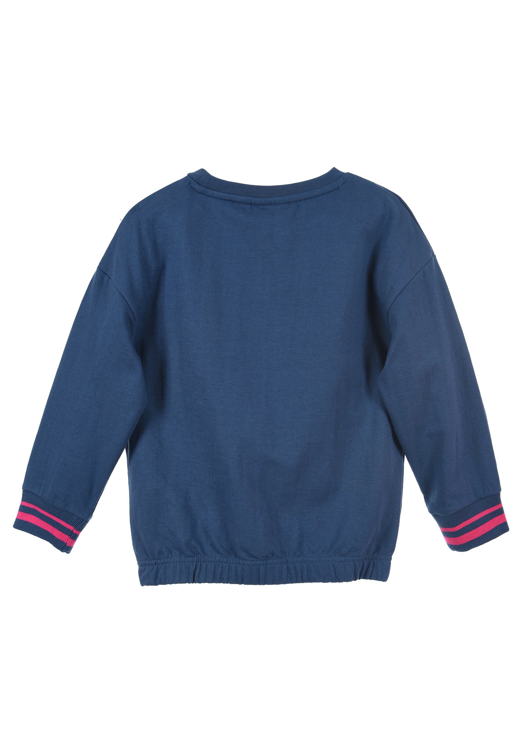 Pullover Kinder Sweatshirt Wende-Pailletten SURPRISE! Sweatshirt Dunkel-Blau L.O.L. Mädchen