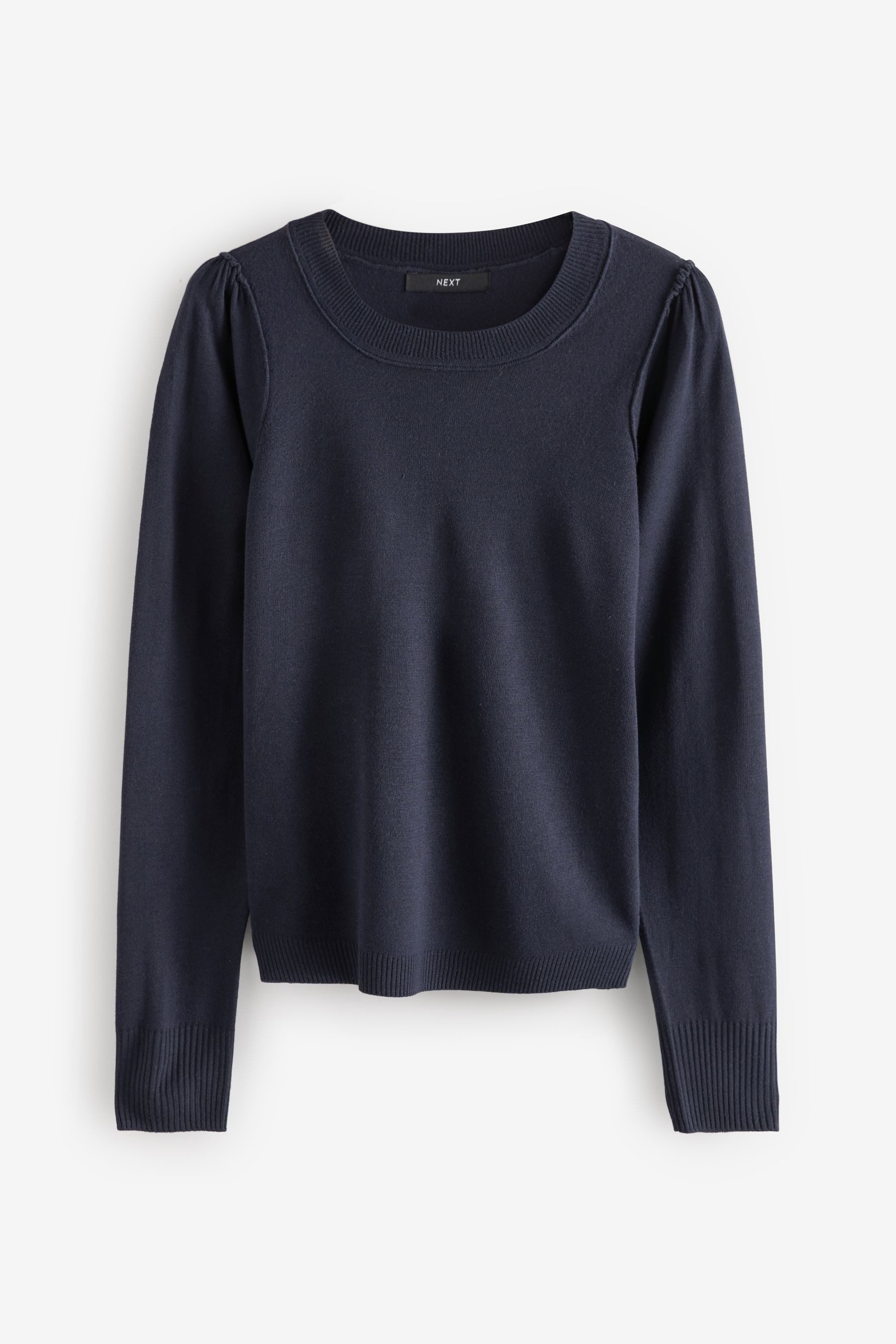 Next Rundhalspullover Langärmliger Pullover mit Rundhalsausschnitt günstig online kaufen