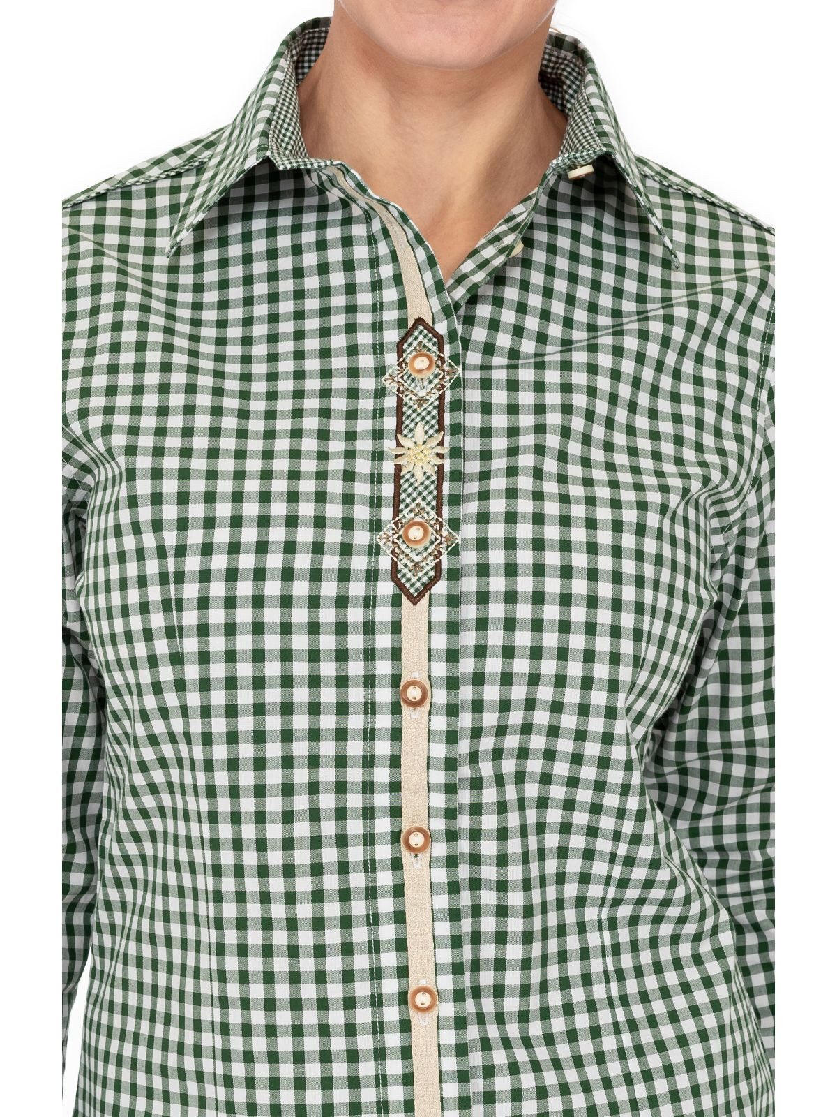 OS Trachten Trachtenbluse 450009-2602-54 (1-tlg) günstig online kaufen