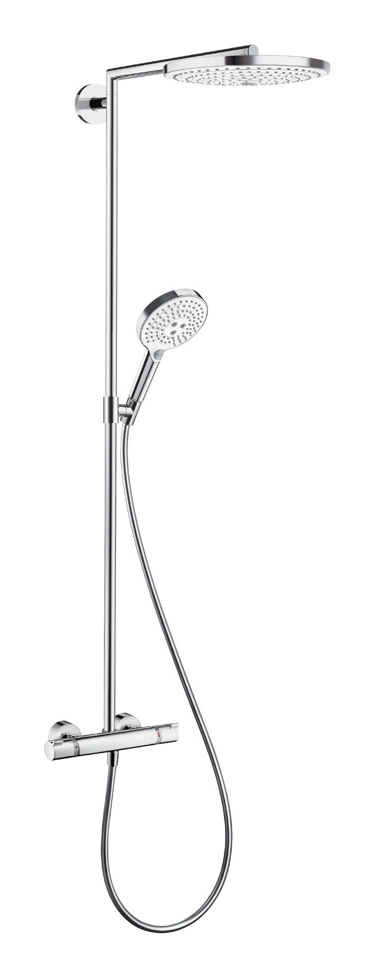 hansgrohe Duschsystem Raindance Select S Showerpipe, Höhe 107.5 cm, 300 2jet mit Thermostat