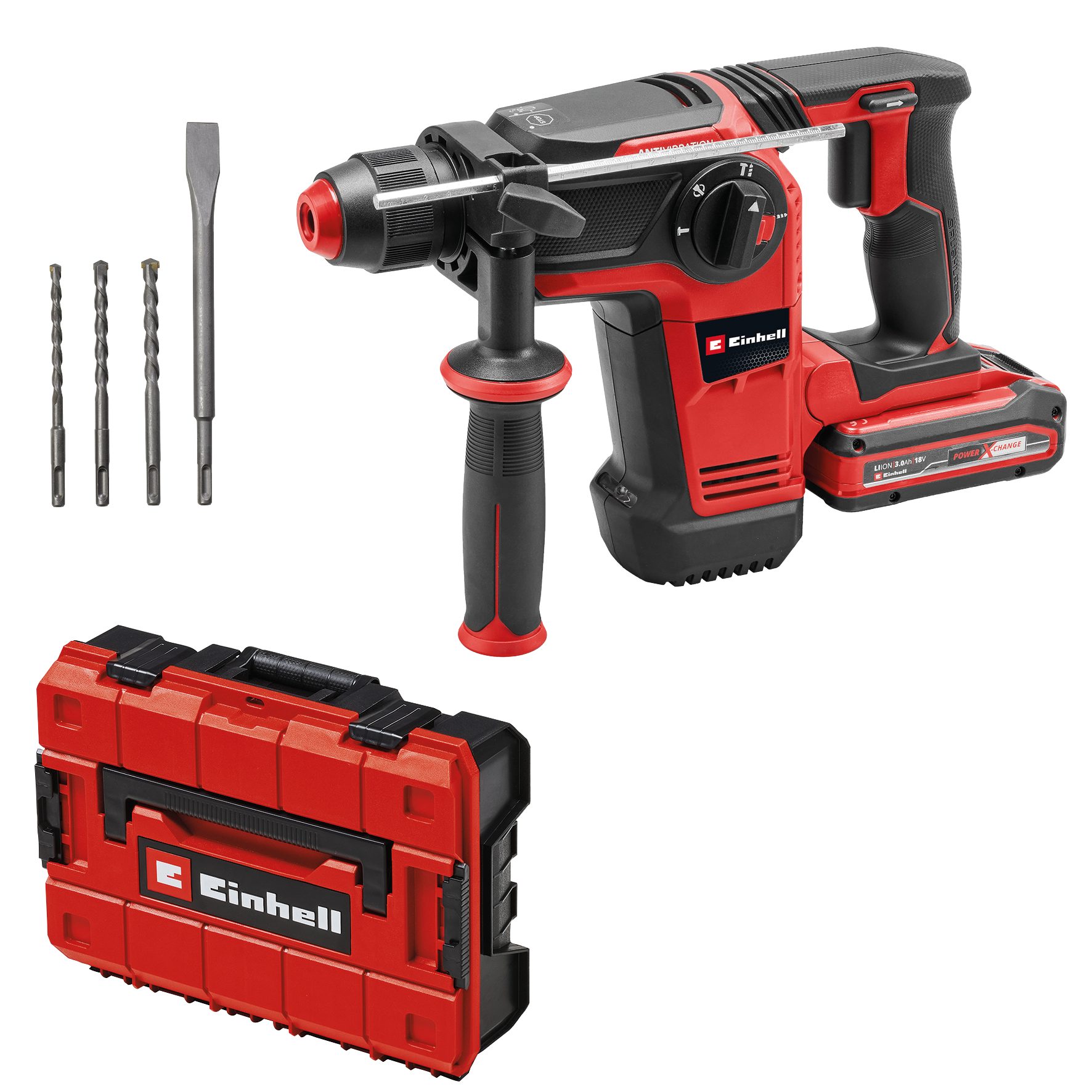 Einhell Akku-Bohrhammer TP-HD 18/28 Li BL +4, inkl. Akku 18V/3,0Ah und Lade günstig online kaufen
