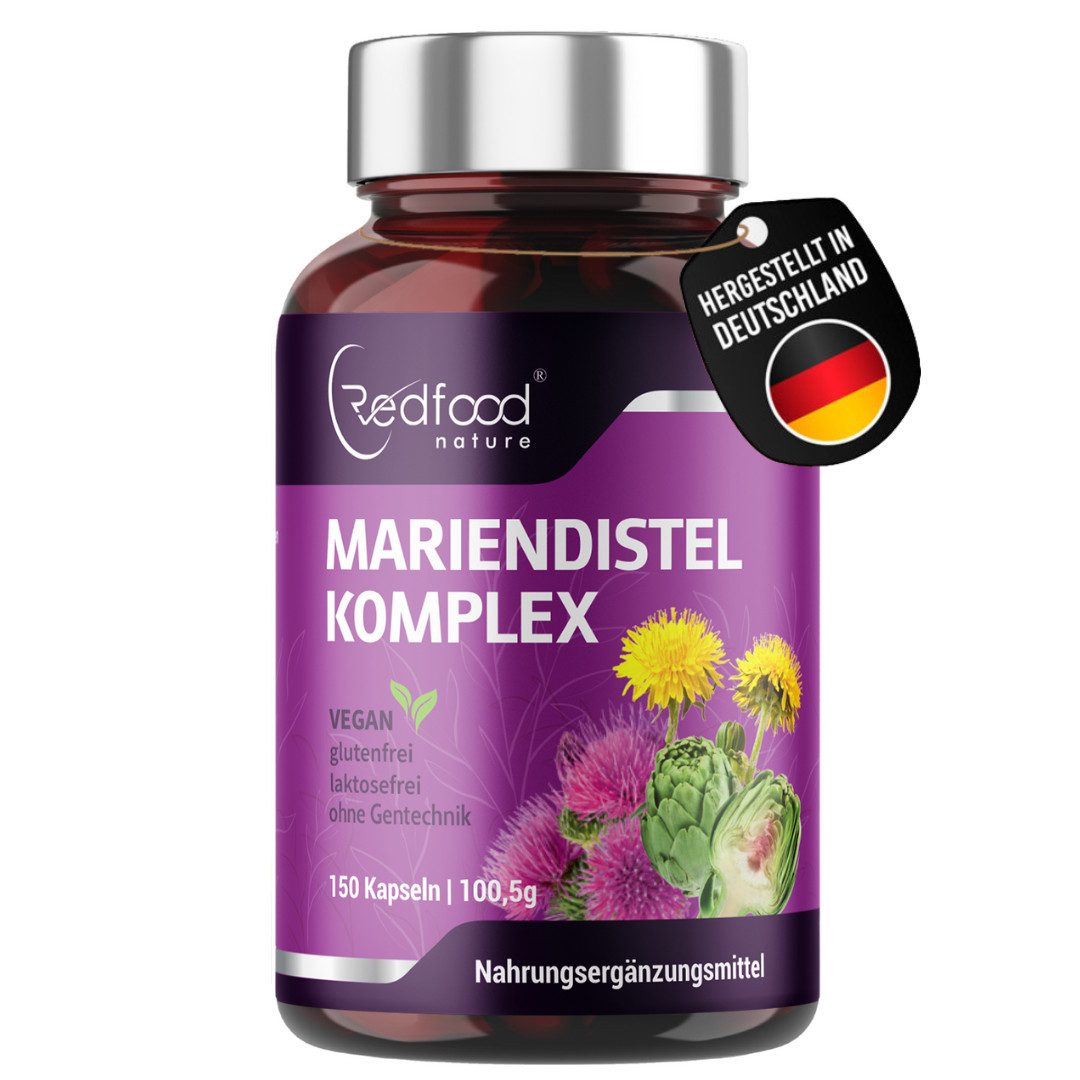 Redfood Mariendistel Komplex Kapseln Kapseln, 1 er 150,00 St., 100,5 g
