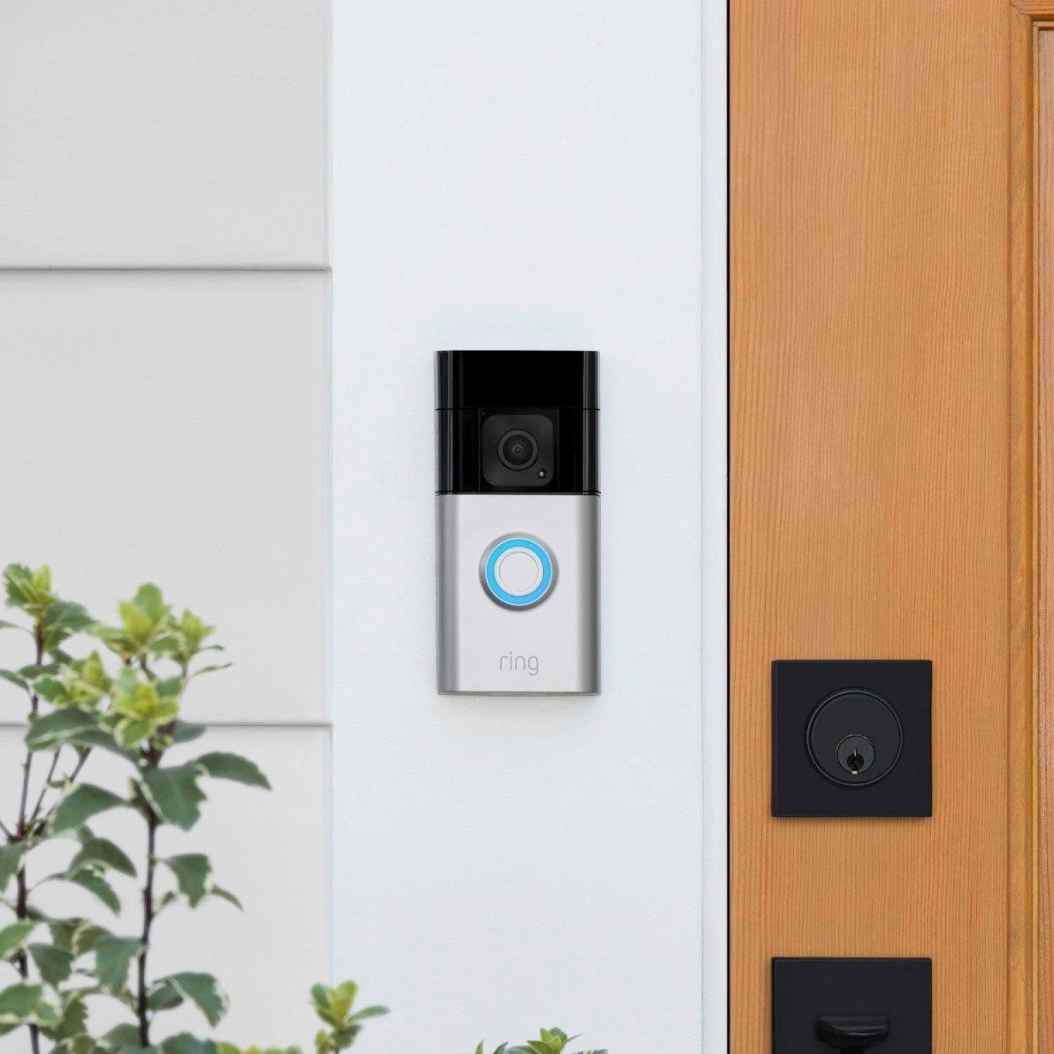 Ring Smart Home Türklingel Akku-Videotürklingel Plus (Außenbereich, Innenbereich)