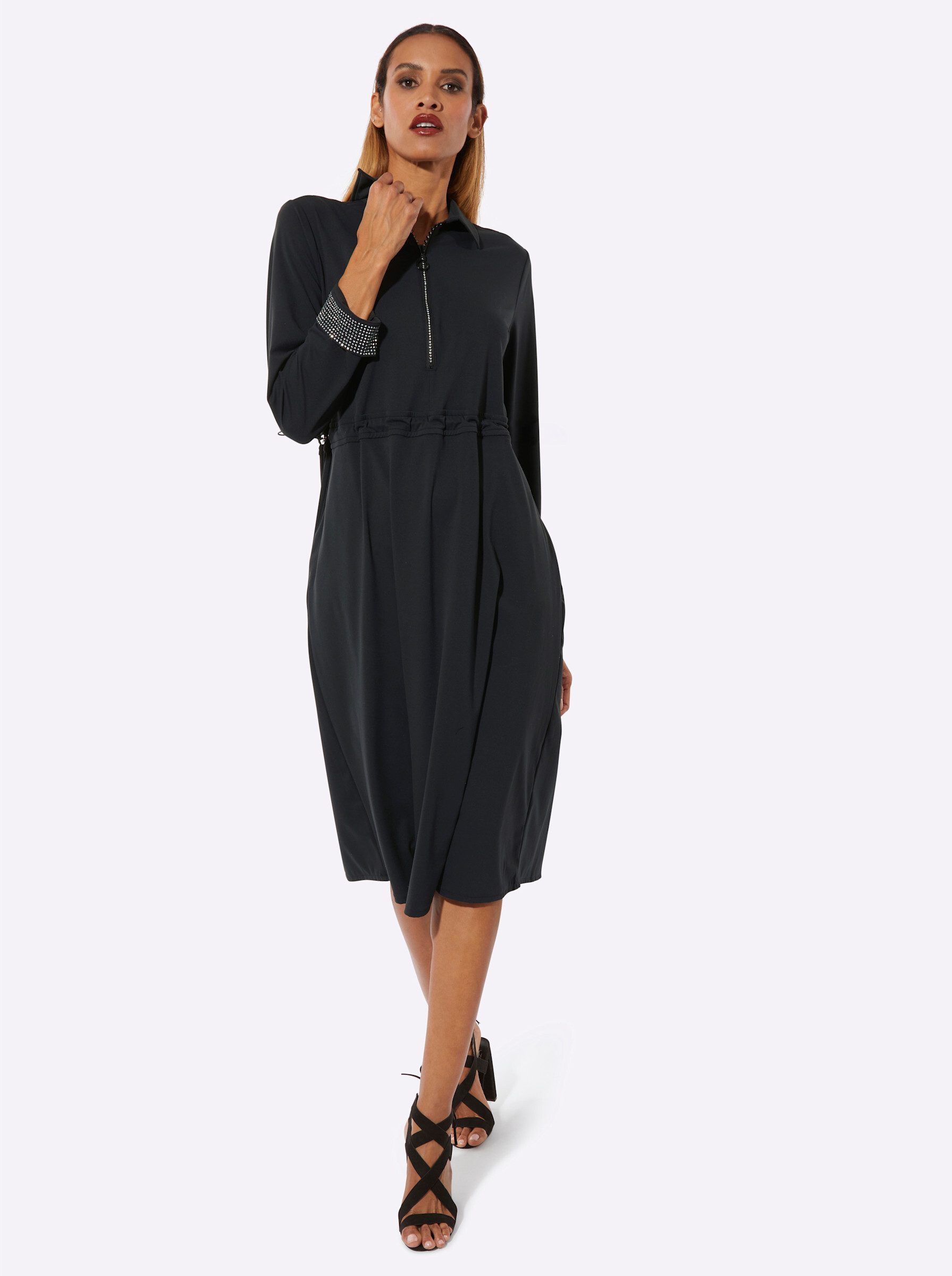 creation L Etuikleid Jersey-Kleid Langarm