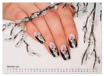 CALVENDO Wandkalender Transient Art – Nail Art Episode 1 (Premium-Calendar 2023 DIN A2 Landscape)