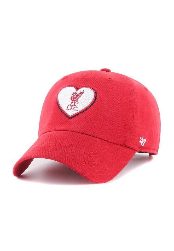 47 Brand Baseball Cap 47 Brand Clean Up Adjustable Cap LIVERPOOL FC  EPLCRTNY04BCORD Rot