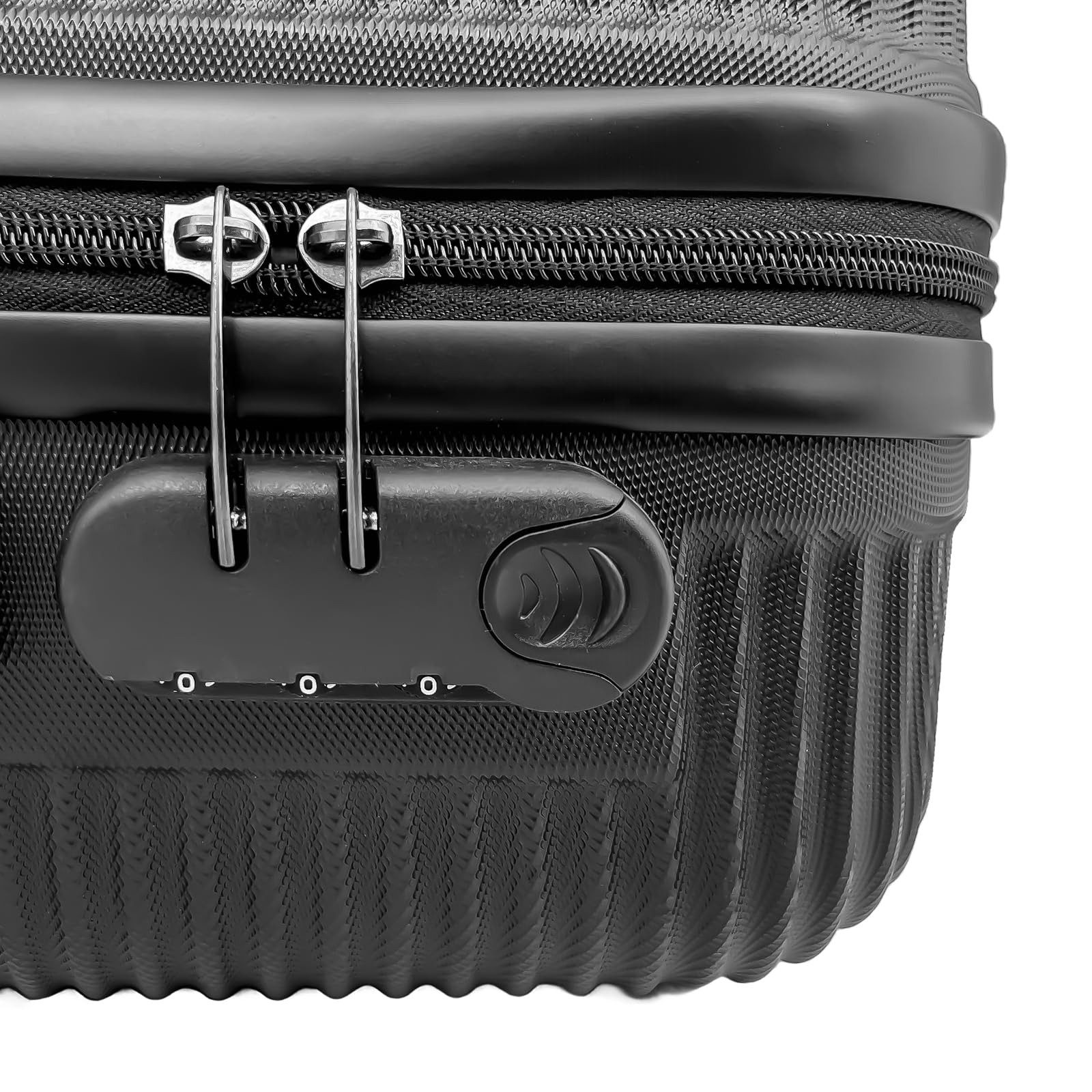 YONSLY Trolleyset Trolley Hartschalenkoffer-Set (M, L, XL) Koffer-Set 3-teiliges Set, 4 Rollen, (ABS Hartschalen,360°-Rollen, Sicherheitsschloss, Hartschalen Trolley), Weicher Gummigriff Handgepäck