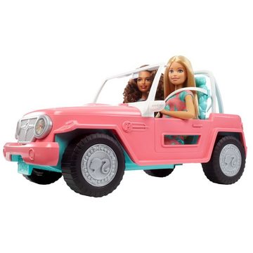 Barbie Anziehpuppe Malibu City Cruiser Barbie Mattel Auto mit Puppen Jeep Cabrio