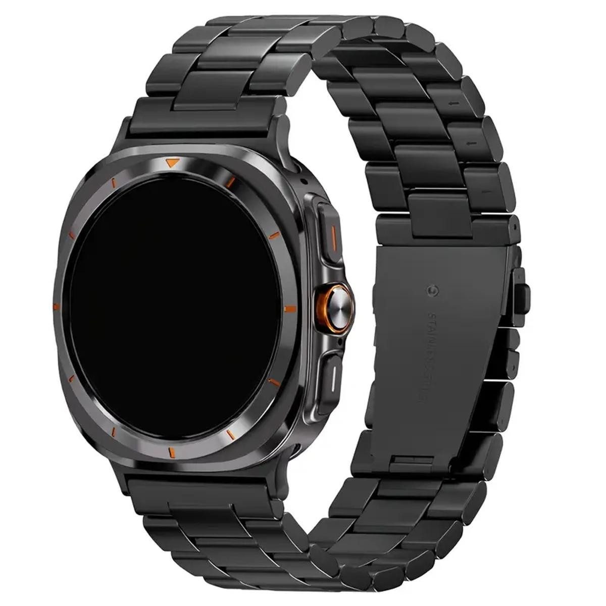 Smartwatch-Armband Smartwatch-Armband Für Samsung Galaxy Watch Ultra 47mm Edelstahl