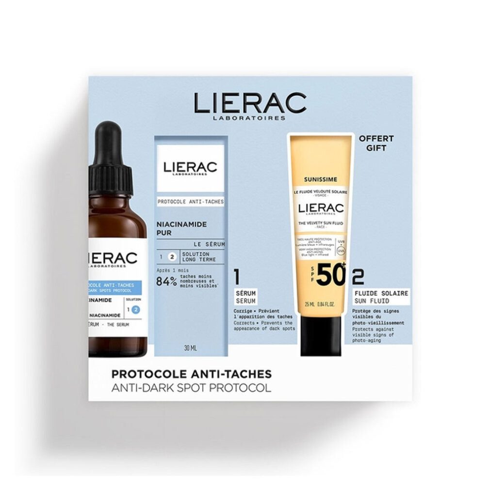 LIERAC Körperpflegemittel 2-teiliges ETUI, FLECKENRESISTENT PROTOCOL