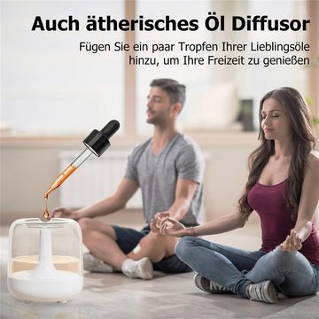 Bifurcation Kombigerät Luftbefeuchter und -reiniger Bedroom Home Mini Cool Mist Luftbefeuchter 440 ml