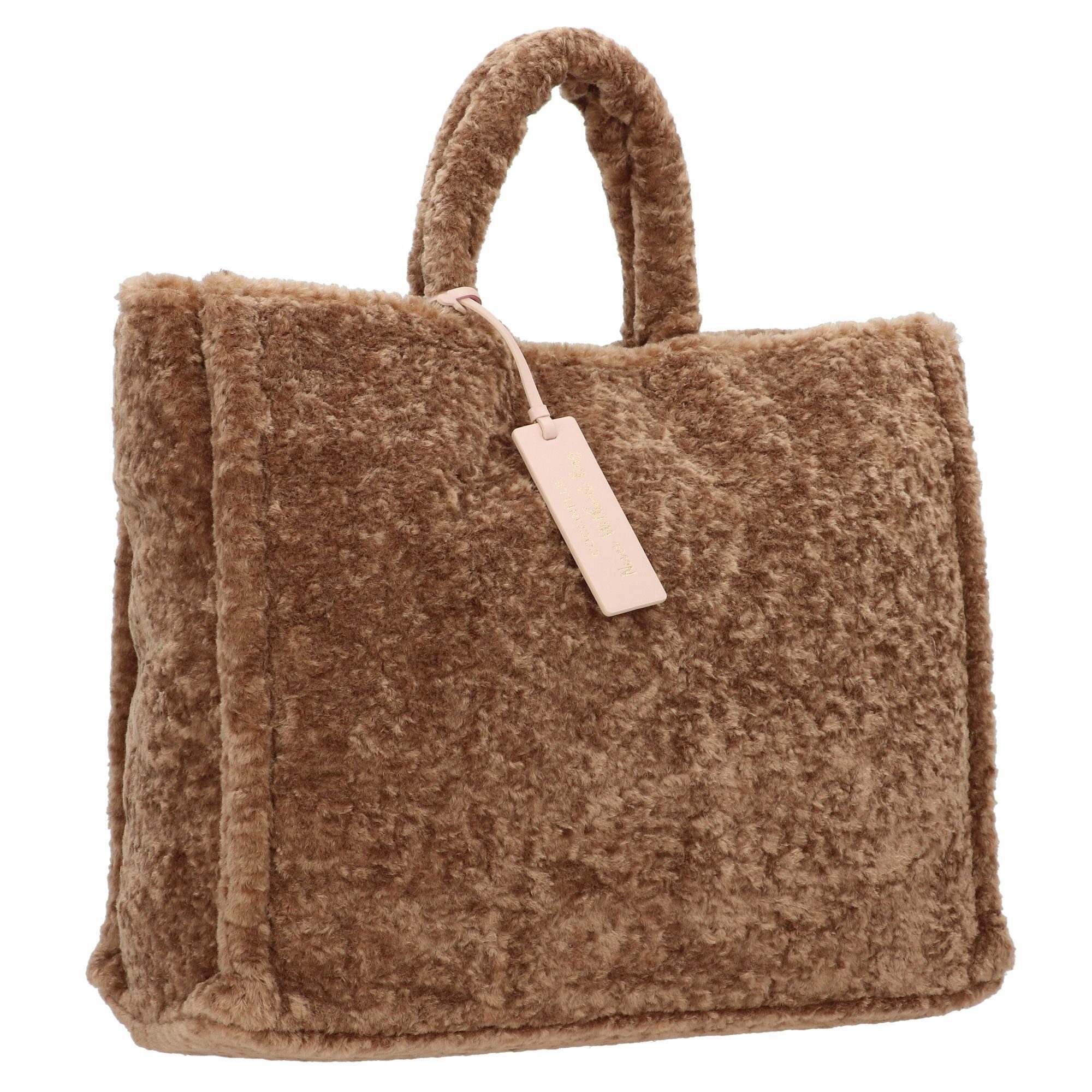 Shopper Without, Baumwolle Taupe Warm COCCINELLE Never