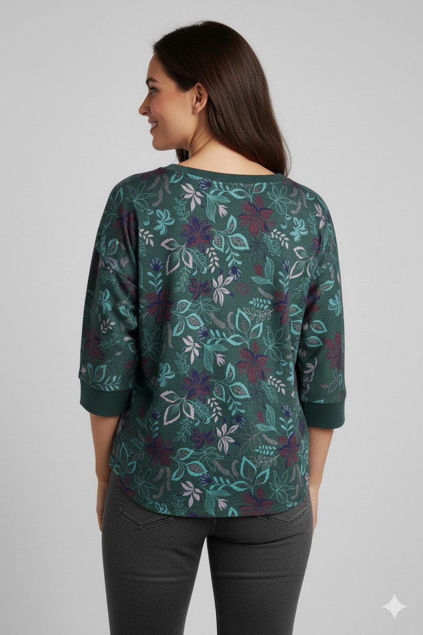 Ragwear 3/4-Arm-Shirt SHIMONA FLOWERS O günstig online kaufen