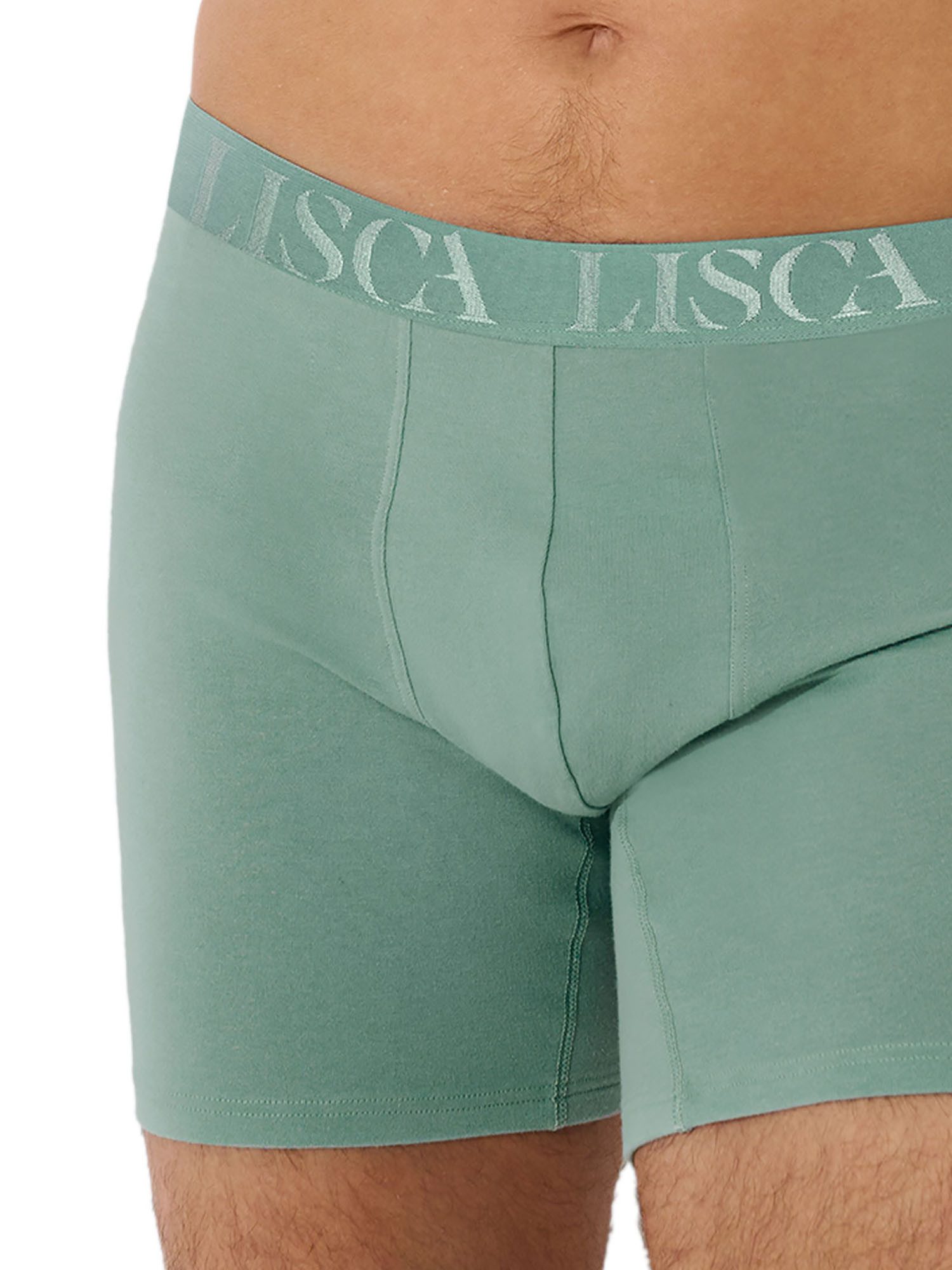 Lisca Retro Pants 3er Pack Herren long Boxer Odysseus (Packung, 3-St) Modal-Cotton Mix, seidig weich, atmungsaktiv, luftdurchlässig