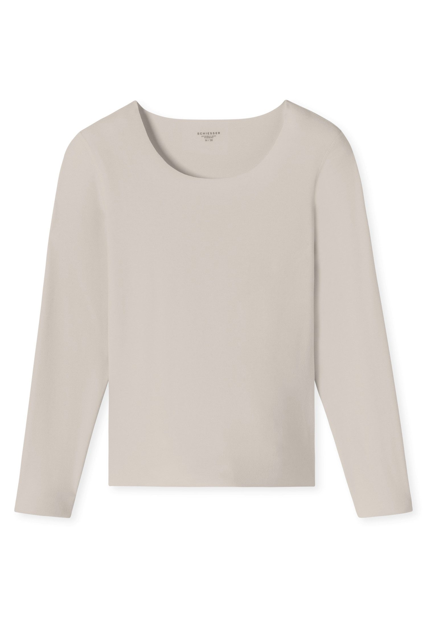 Schiesser Langarmshirt Invisible Soft Warming mit offen geschnittenen Kante günstig online kaufen