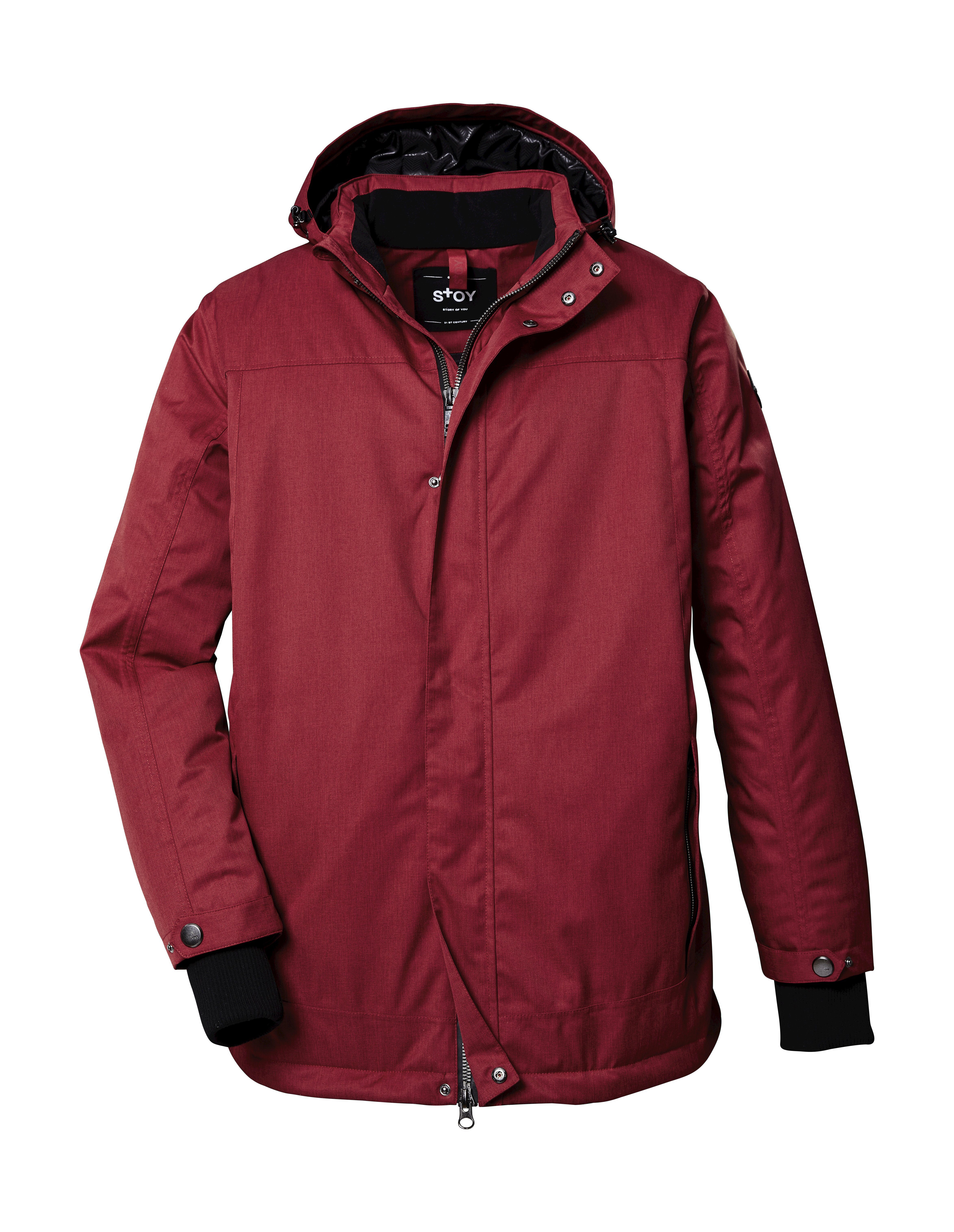 STOY Outdoorjacke STW 18 MN JCKT Wasserdichte, atmungsaktive STOY-Jacke mit abnehmbarer Kapuze