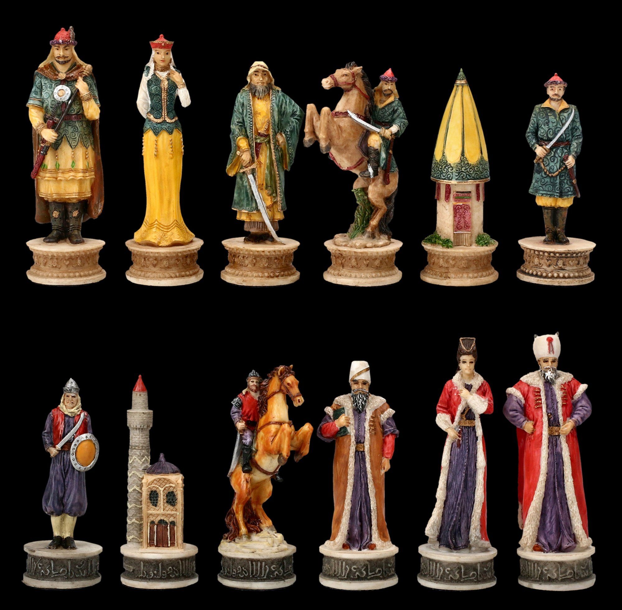 Schach Figuren Veronese Schachfiguren Set Samurai Krieger 
