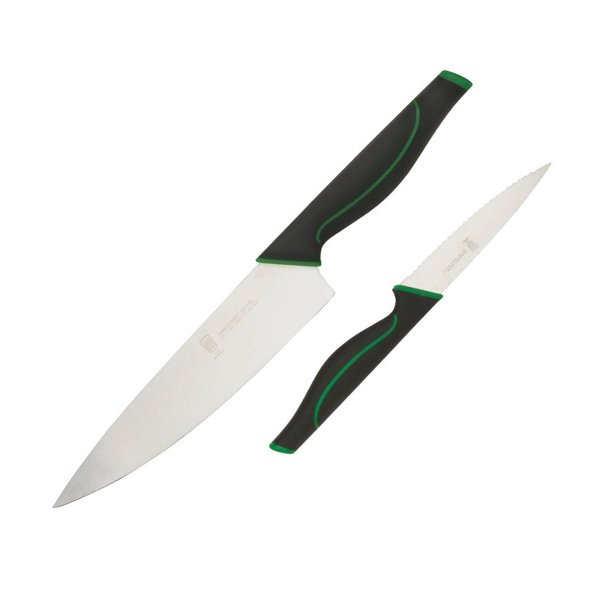 Messer-Set 2-teiliges Premium Küchenmesser-Set - Ergonomischer Soft-Touch-Griff