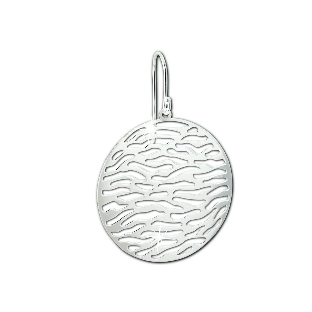 SilberDream Paar Ohrhänger SilberDream Circle Ohrringe 925 Silber (Ohrhänge günstig online kaufen