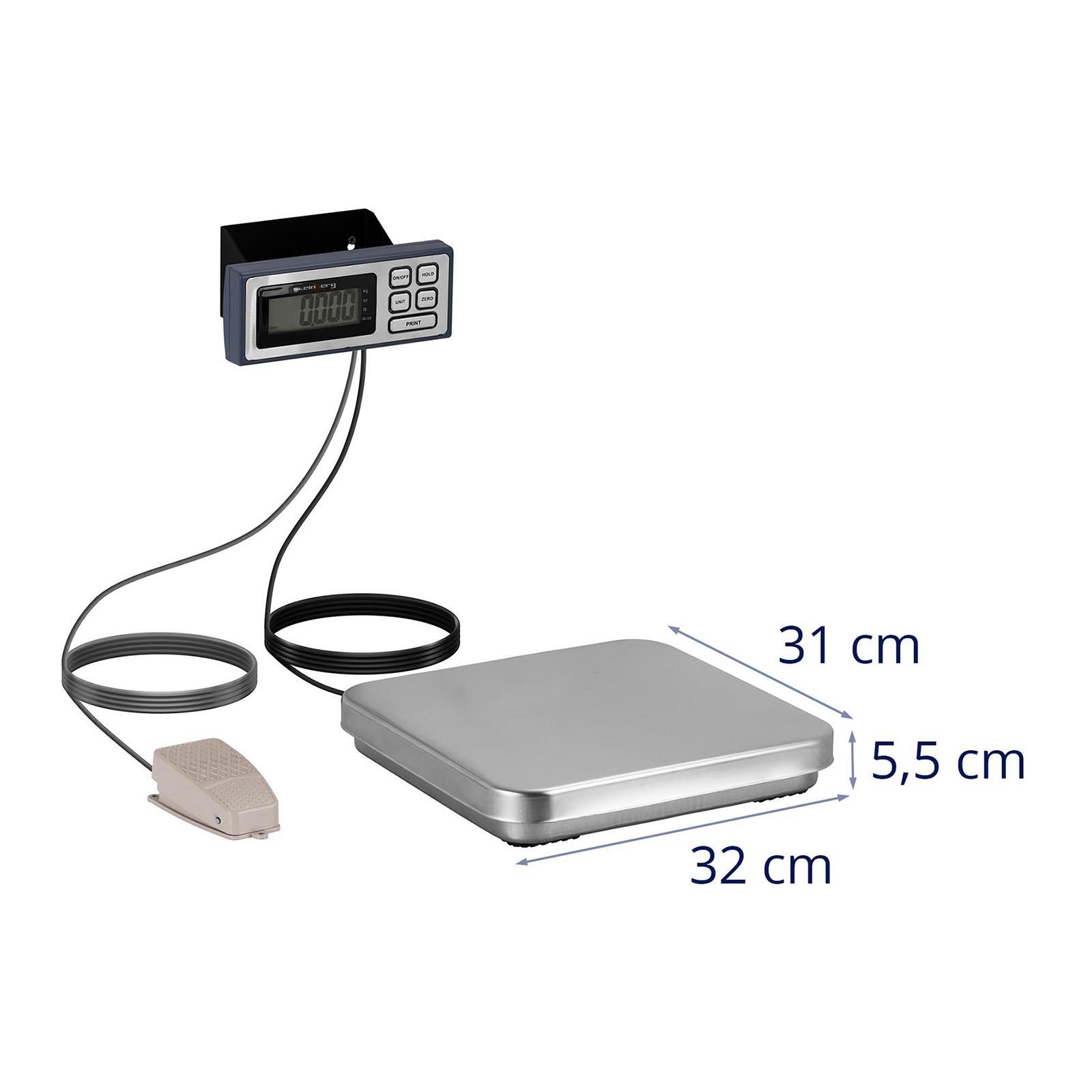 Systems Tischwaage Küchenwaage Digitale mm 10 kg Steinberg Küchenwaage Fußpedal 310 / 2 LCD x g 320