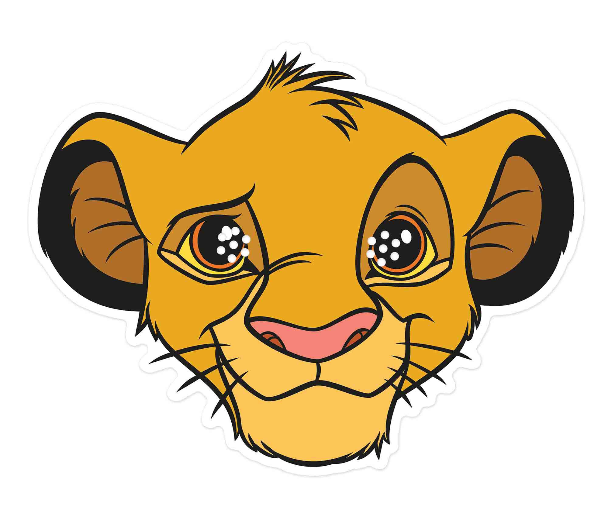 Verkleidungsmaske Disney - Masken - Simba Maske
