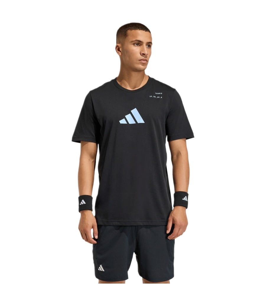 T-Shirt Tennis Category Graphic (Baumwollmix) schwarz Herren