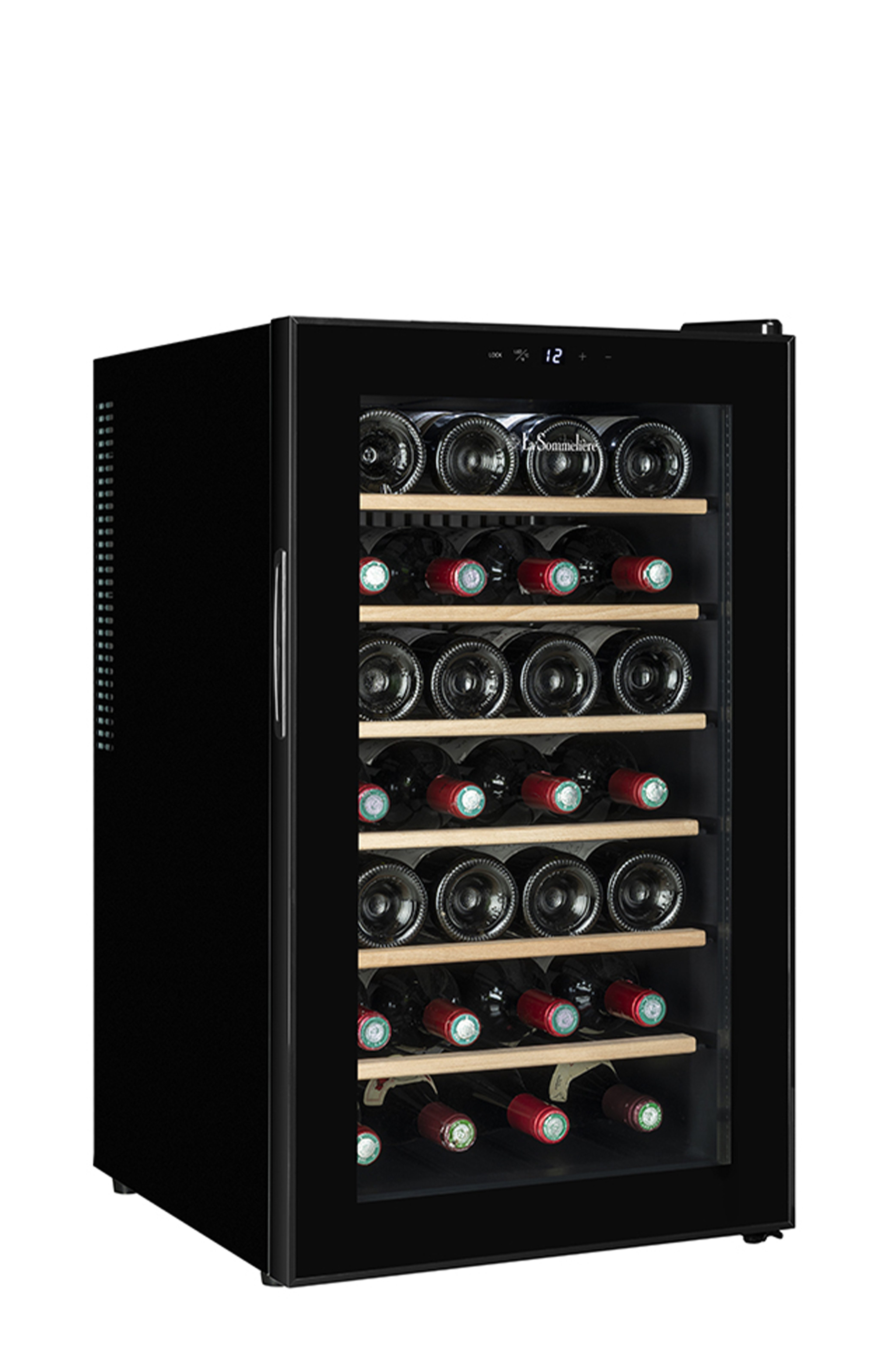 La Sommelière Weintemperierschrank 28SILENCE, für 28 Standardflaschen á 0,75l,Ultra-Leise, freistehend