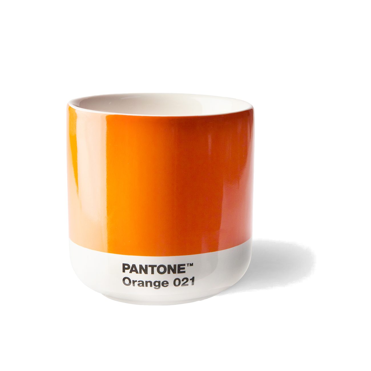 PANTONE Kaffeeservice, PANTONE Porzellan Macchiato Thermobecher Orange 021 C