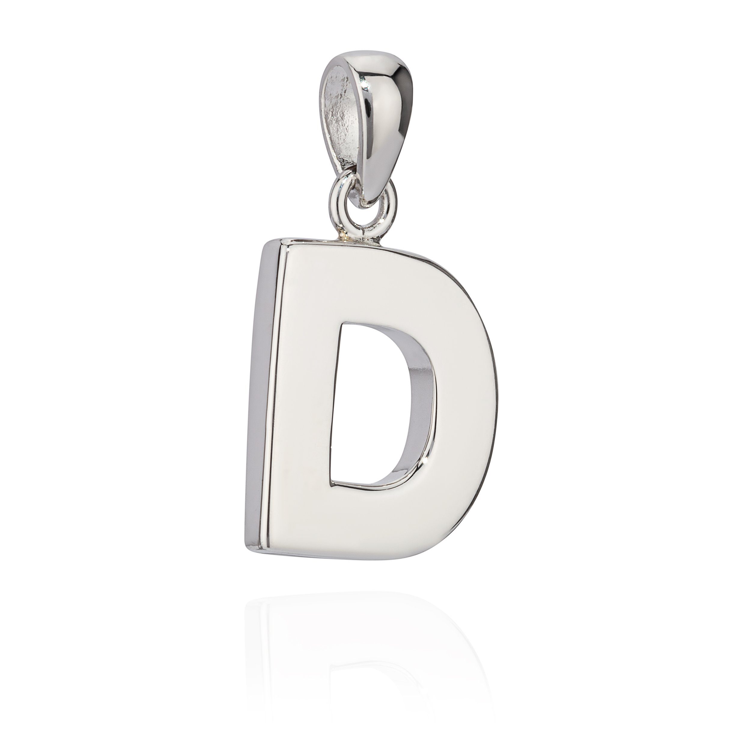 NKlaus Kettenanhänger 13x11mm Kettenanhänger Buchstabe D günstig online kaufen
