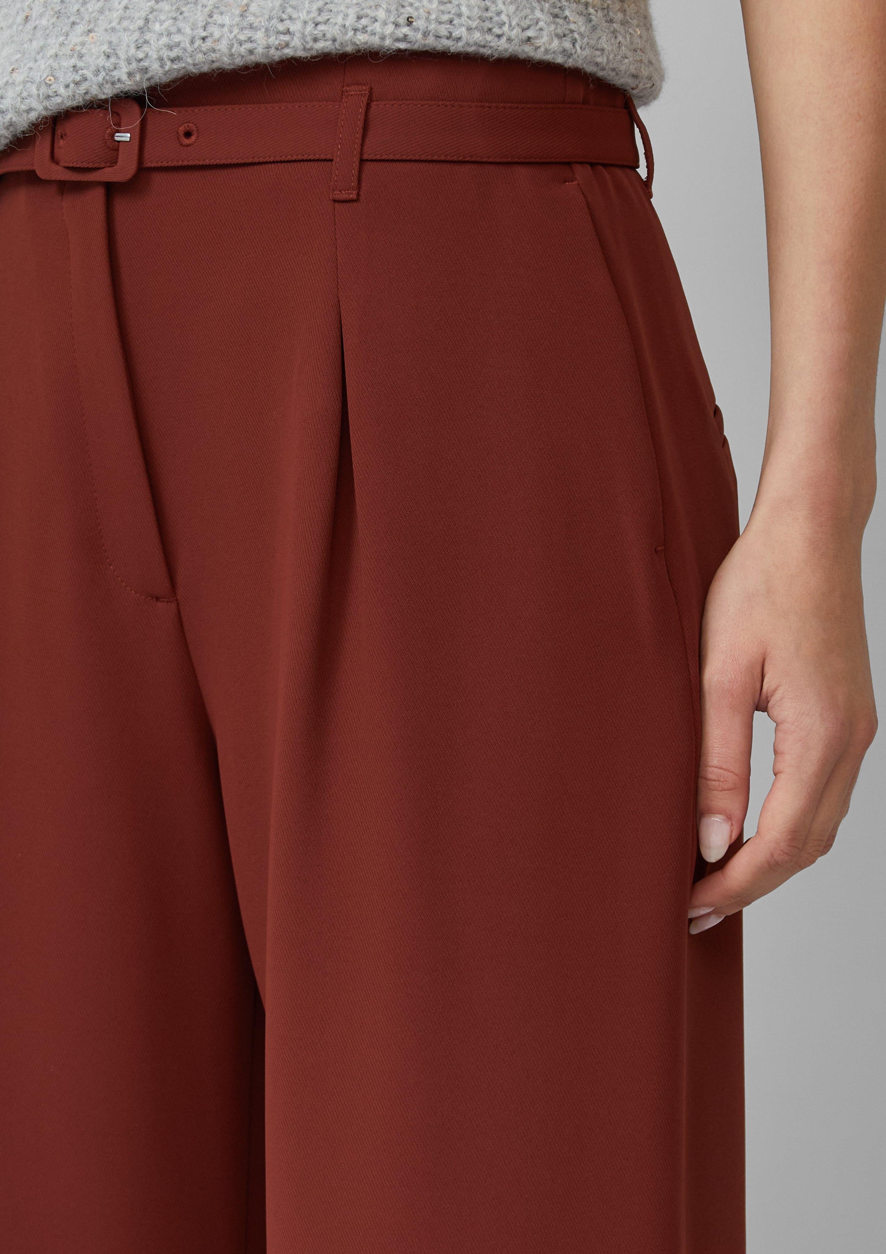 s.Oliver BLACK LABEL Stoffhose Twill-Hose mit günstig online kaufen