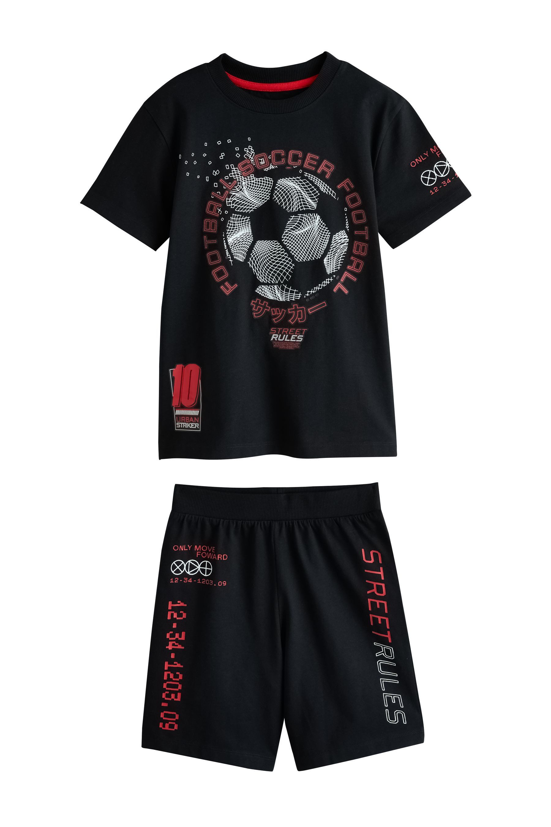 Next Pyjama 2er-Pack kurze Schlafanzüge aus 100 % Baumwolle (4 tlg) – Bild 3 von 5