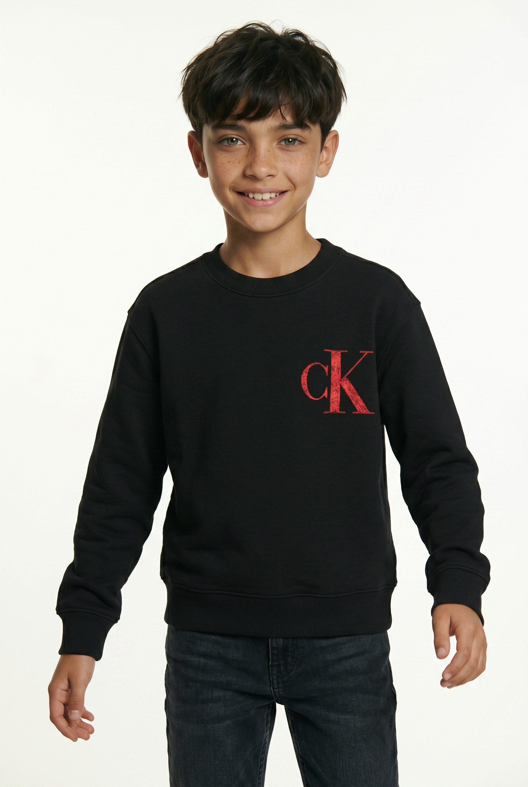Calvin Klein Jeans Sweatshirt BACK GRAPHIC TERRY CN für Kinder bis 16 Jahre, mit großem Druck