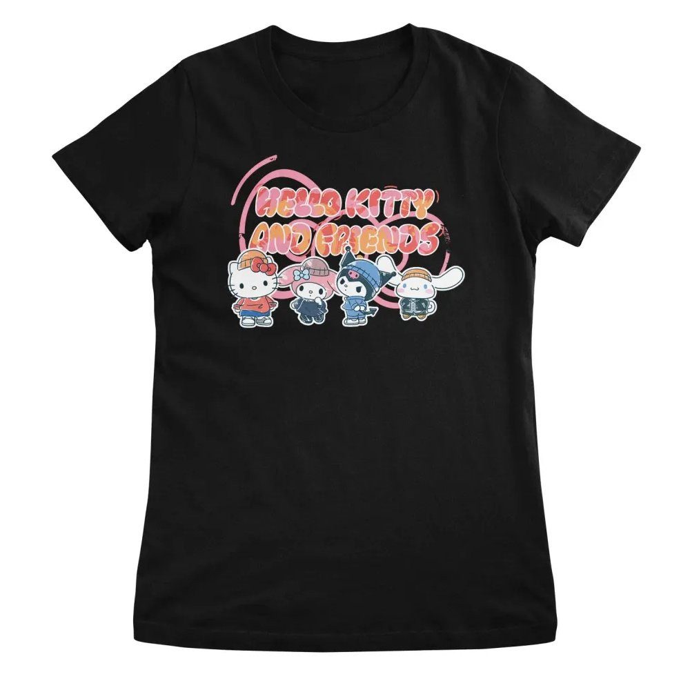 Hello Kitty T-Shirt And Friends Bubbles Girly Tee