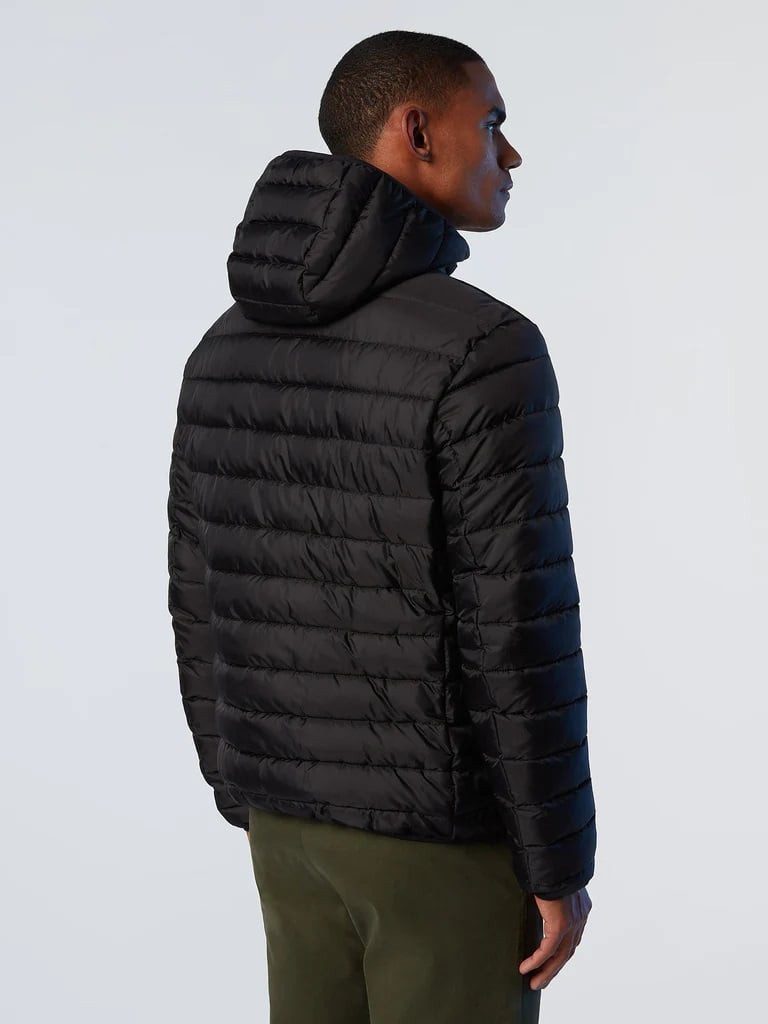 North Sails Winterjacke Winter-Steppjacke Sky Hoodie Jacket (wasserdicht) schwarz Herren